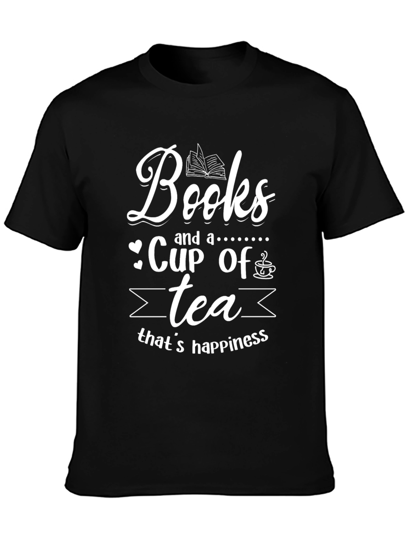 Books & Tea Graphic T-Shirt