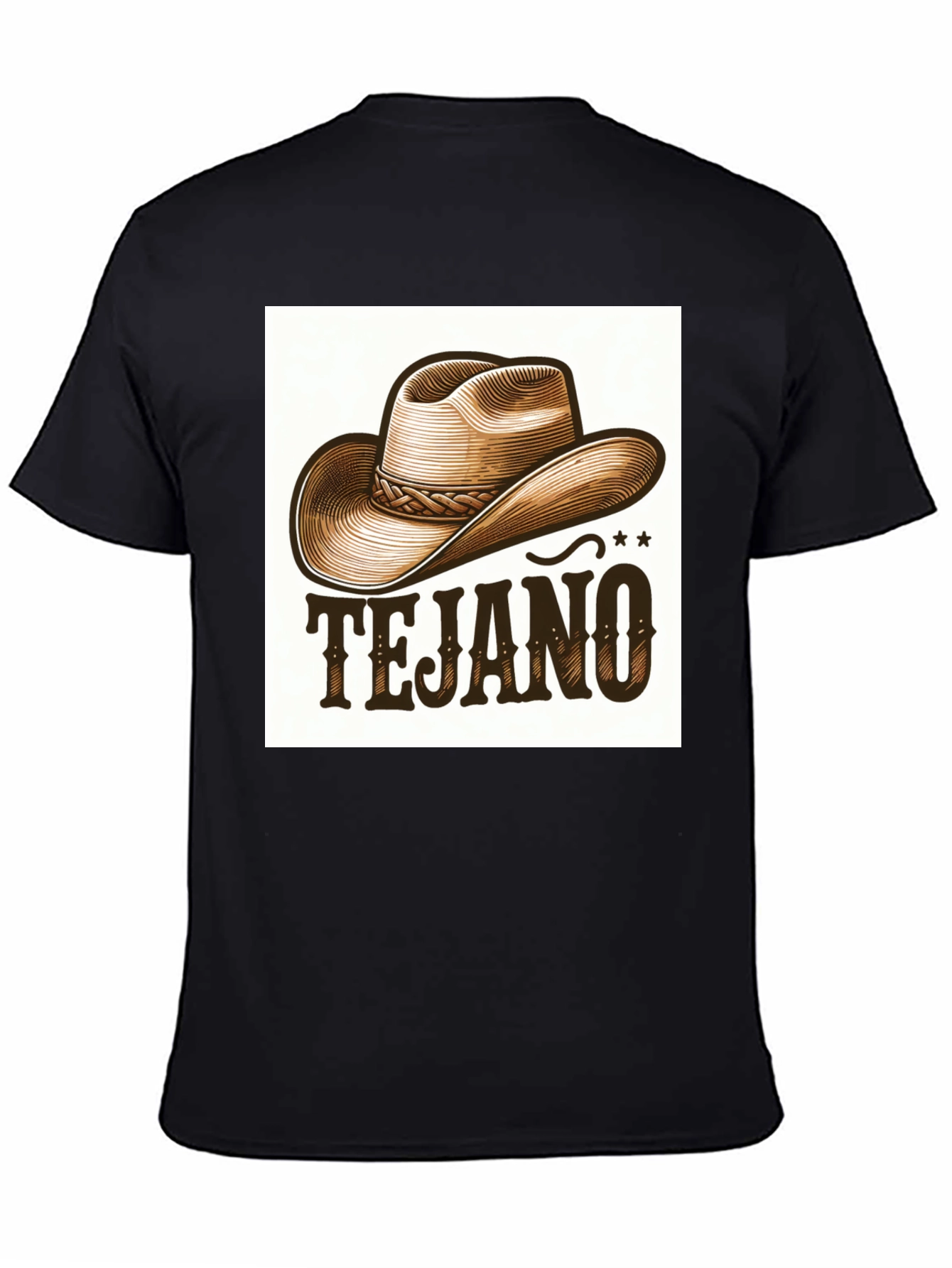 Tejano Cowboy Hat Graphic Tee - Stylish Western Wear