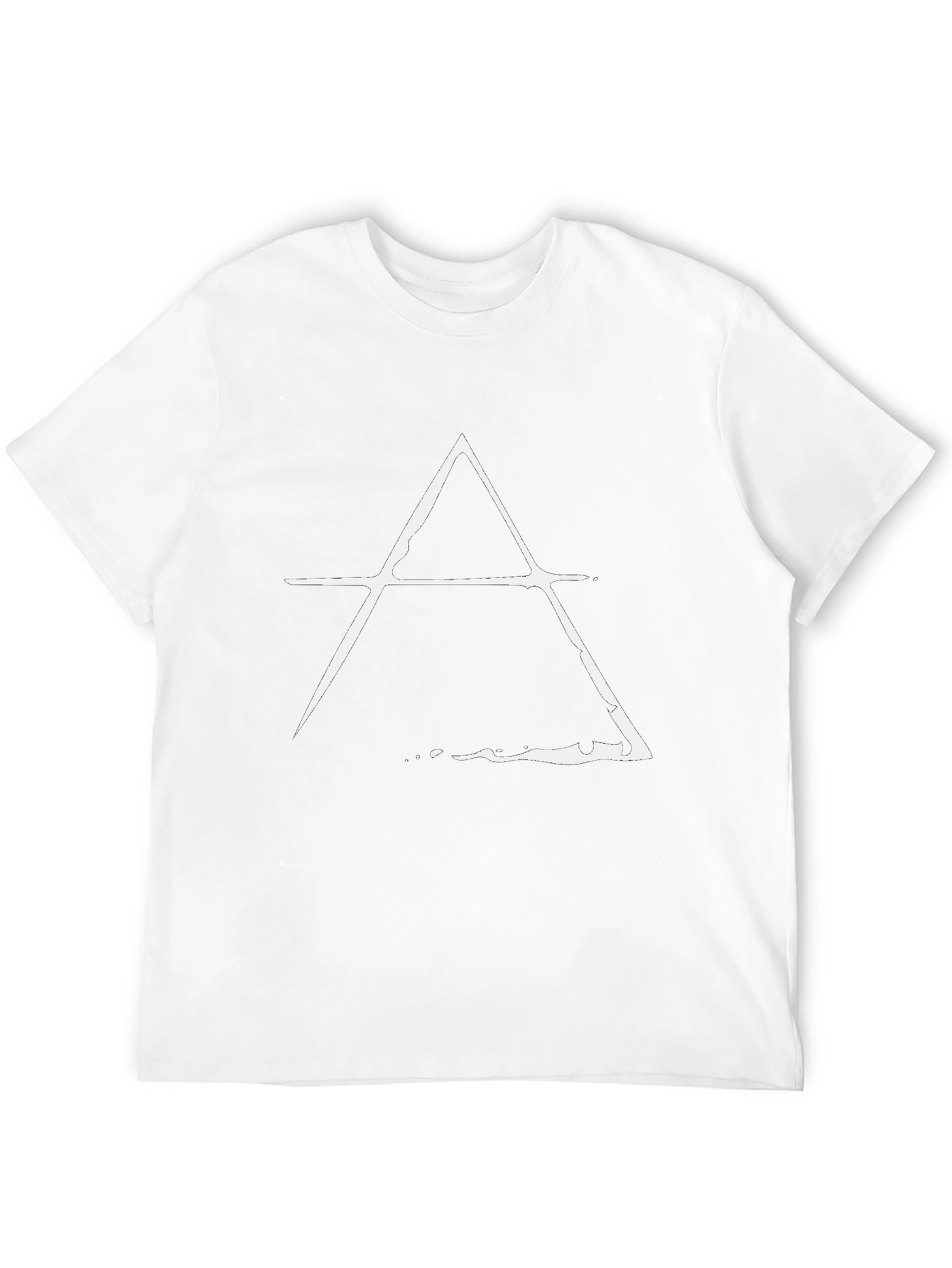 Black T-Shirt with White Alchemical Symbol
