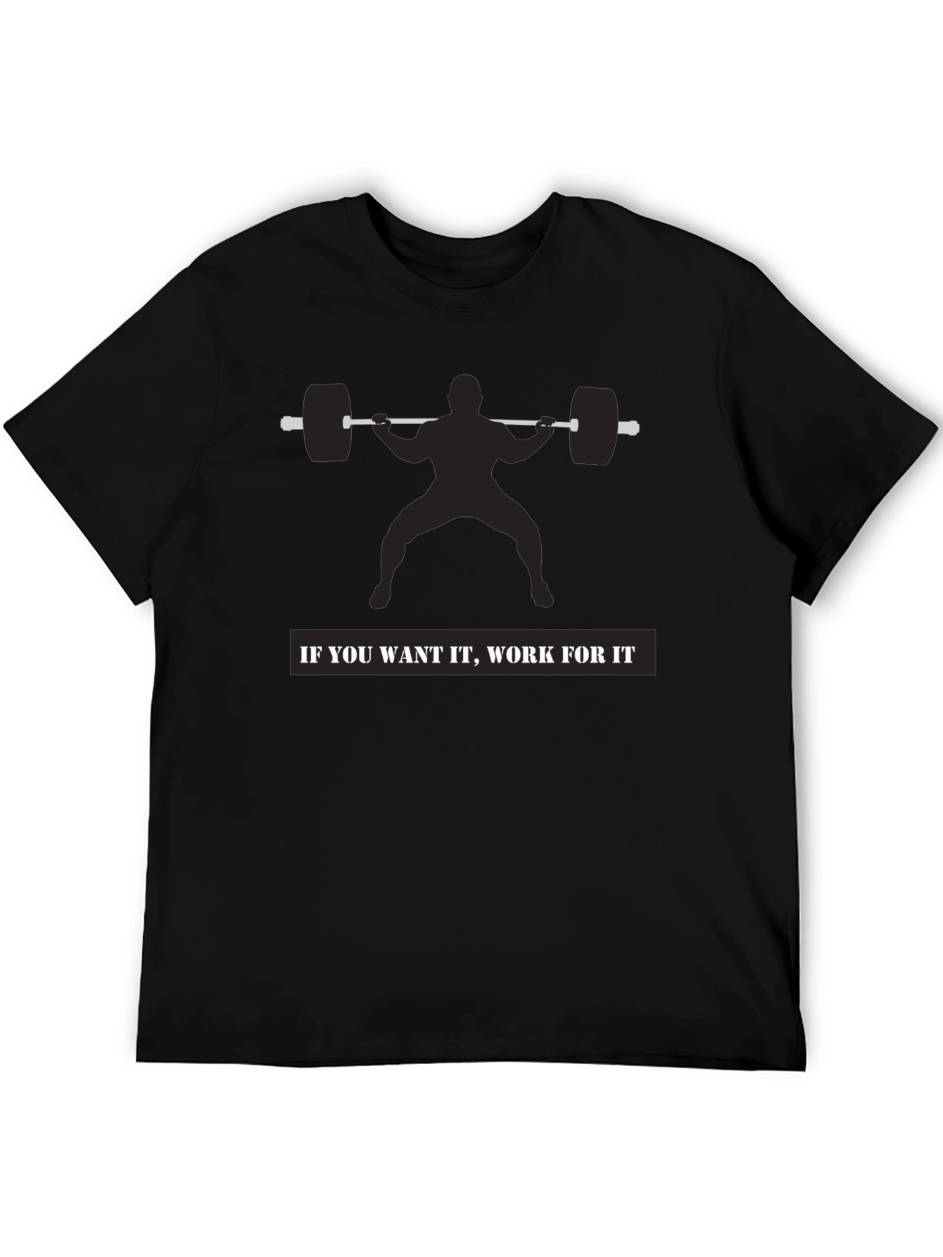 Motivational Workout Shirt - Squat Design