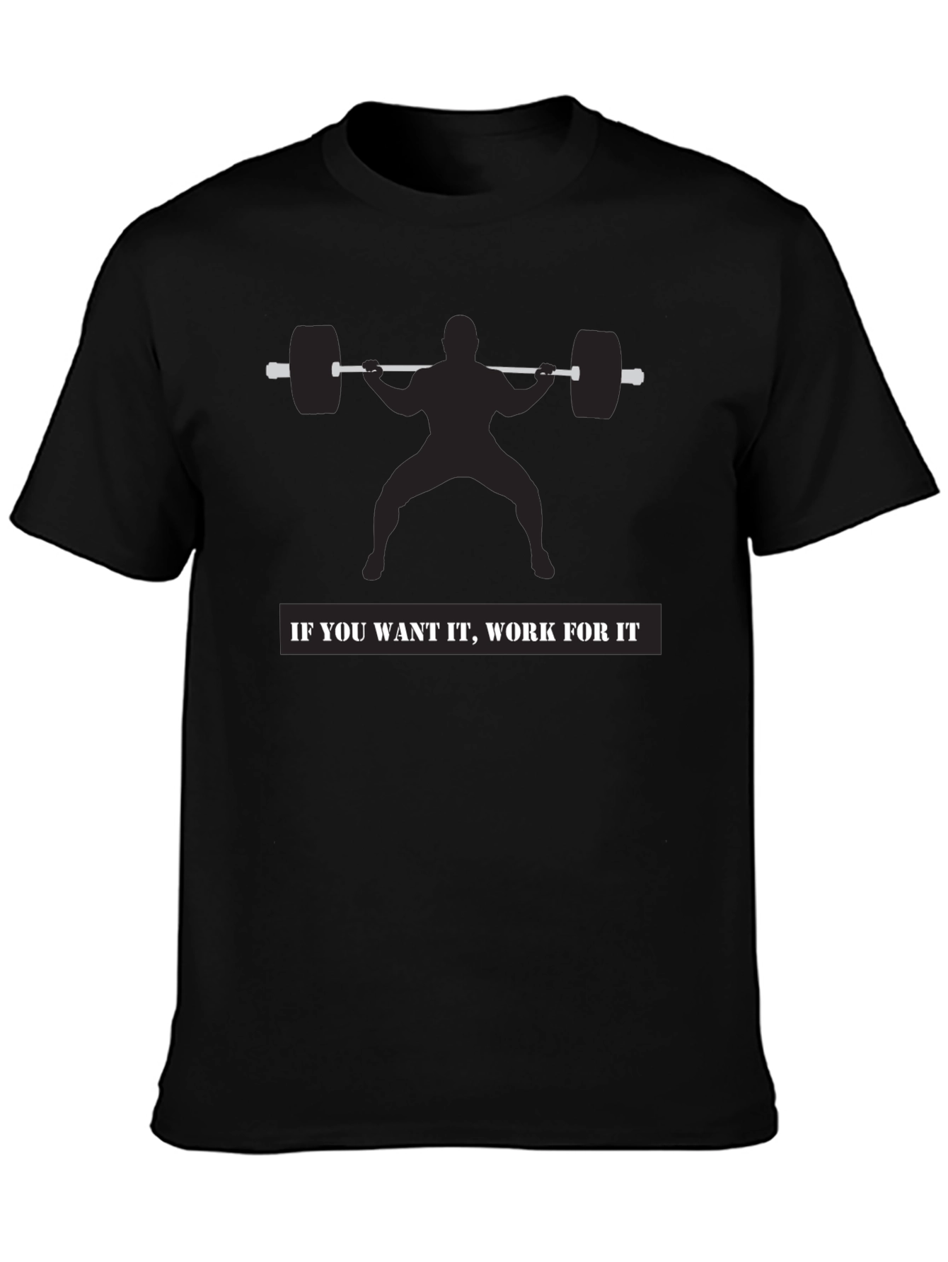 Motivational Workout Shirt - Squat Design