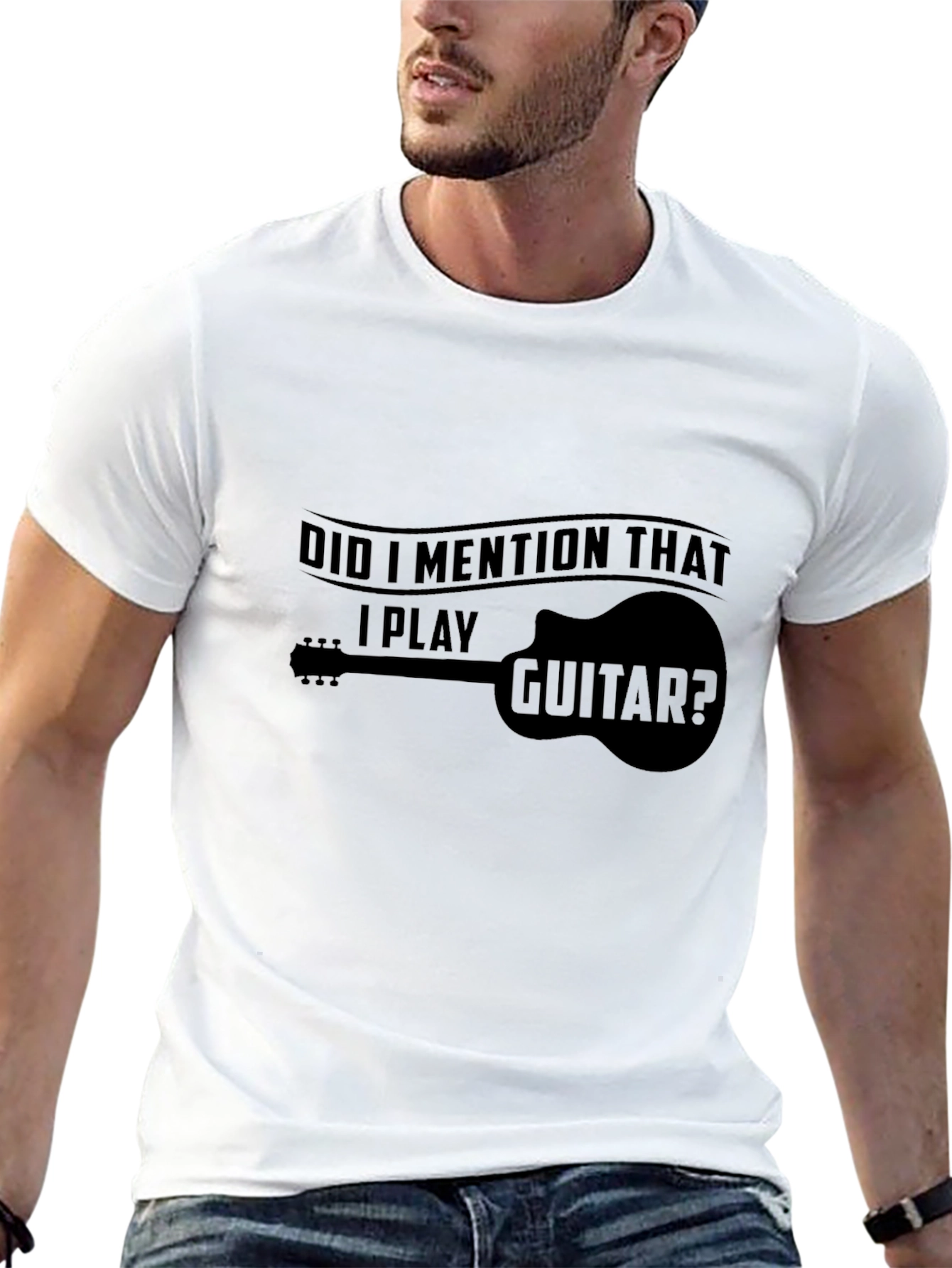 Did I Mention Guitar T-Shirt - Musician Tee
