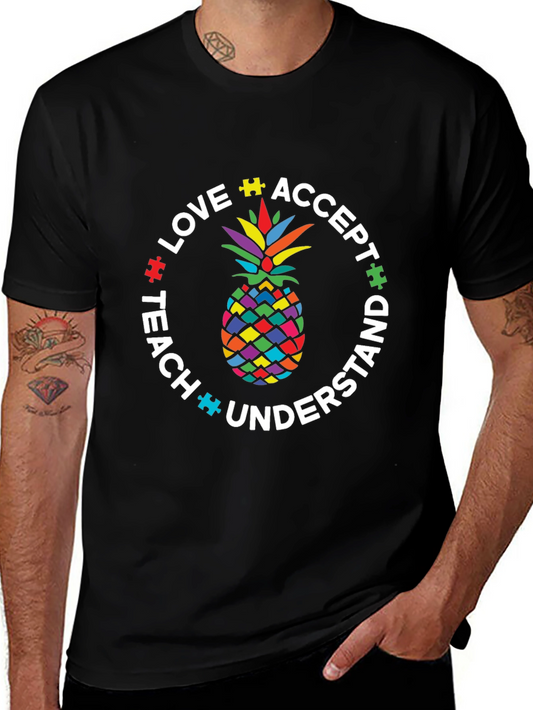 Autism Awareness Pineapple T-Shirt