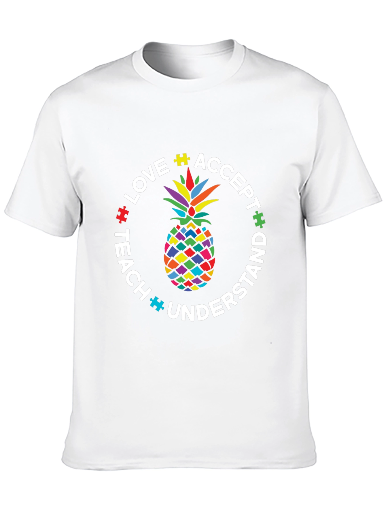 Autism Awareness Pineapple T-Shirt