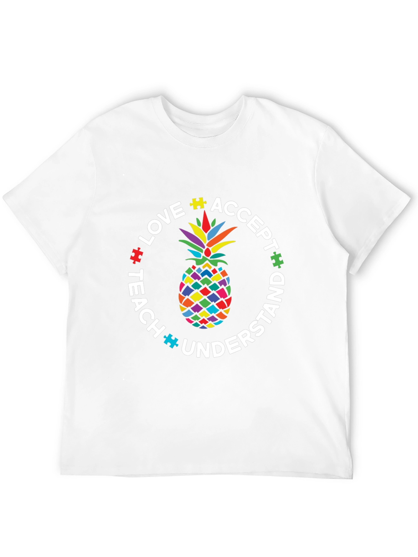 Autism Awareness Pineapple T-Shirt