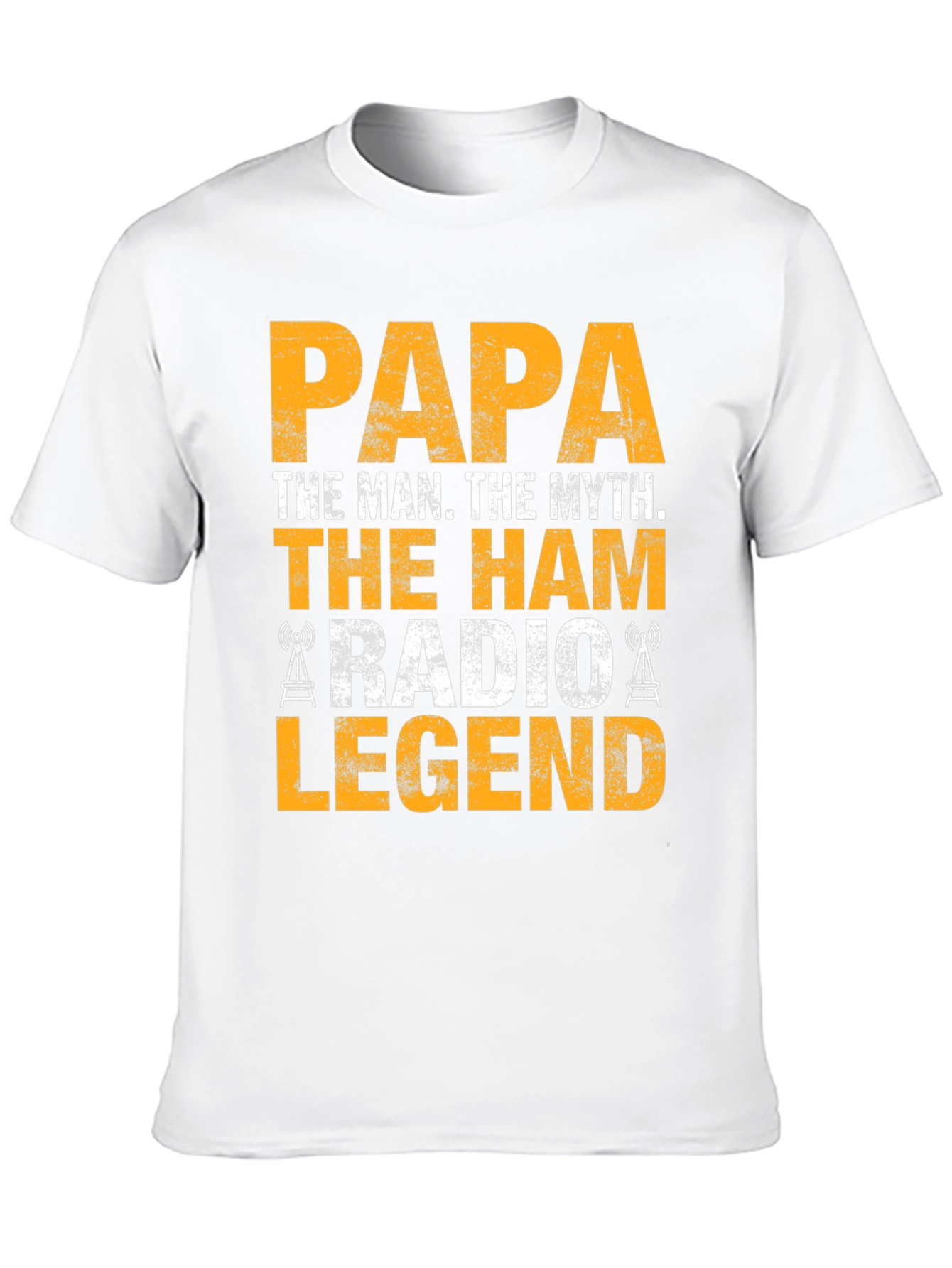 Papa The Man The Myth Ham Radio Legend T-Shirt