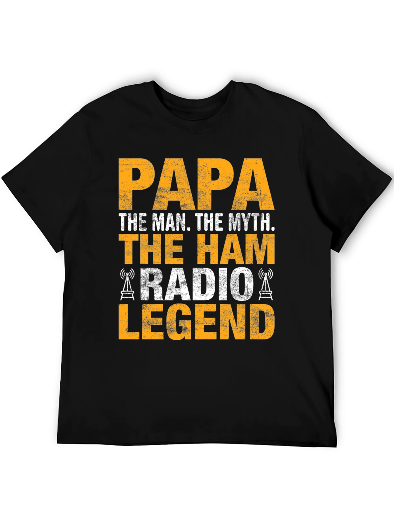 Papa The Man The Myth Ham Radio Legend T-Shirt