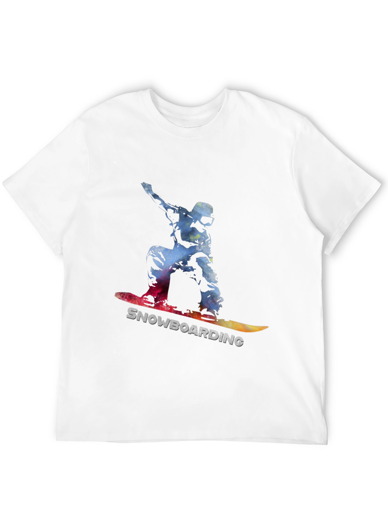 Snowboarding Graphic T-Shirt - Sporty Casual Wear