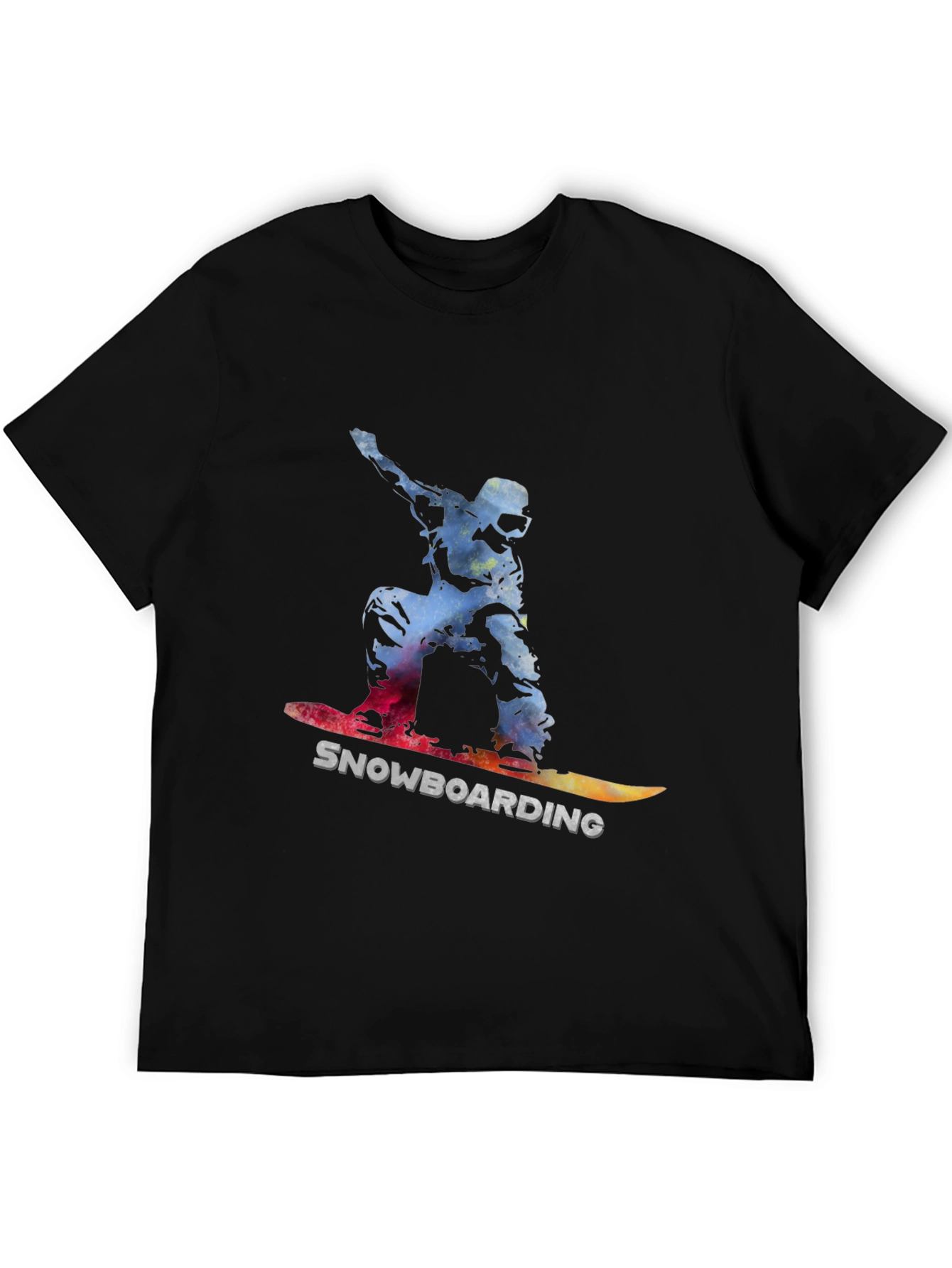 Snowboarding Graphic T-Shirt - Sporty Casual Wear