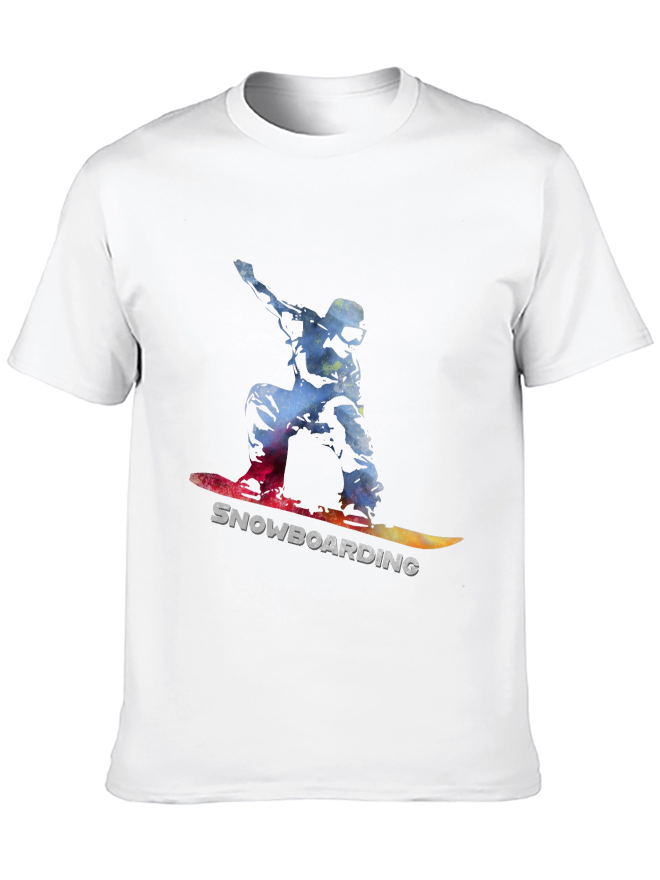 Snowboarding Graphic T-Shirt - Sporty Casual Wear