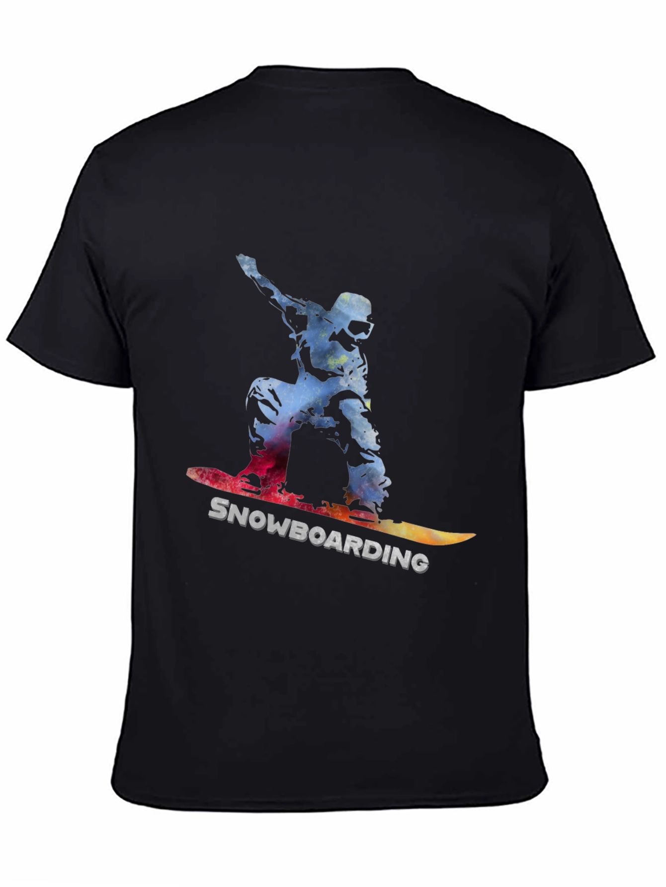 Snowboarding Graphic T-Shirt - Sporty Casual Wear