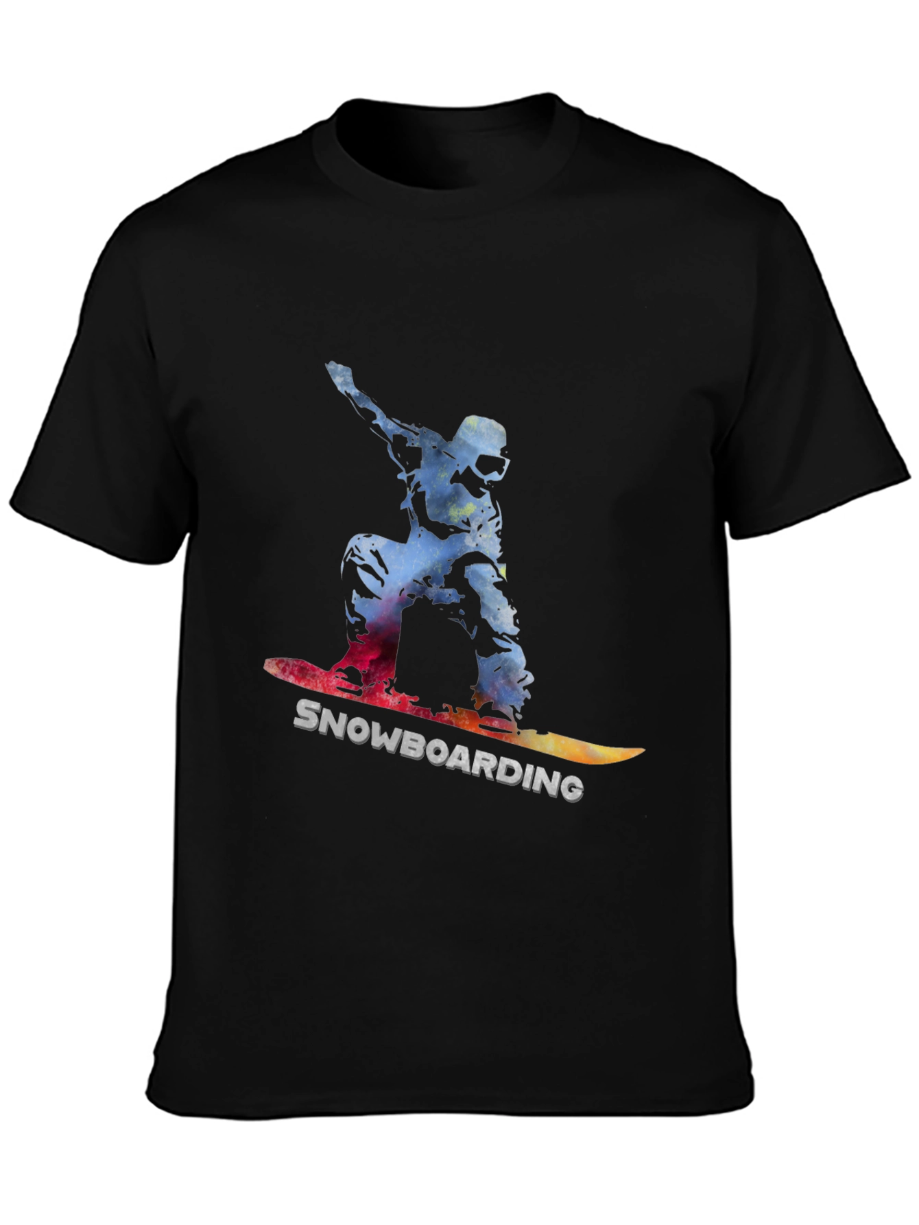 Snowboarding Graphic T-Shirt - Sporty Casual Wear