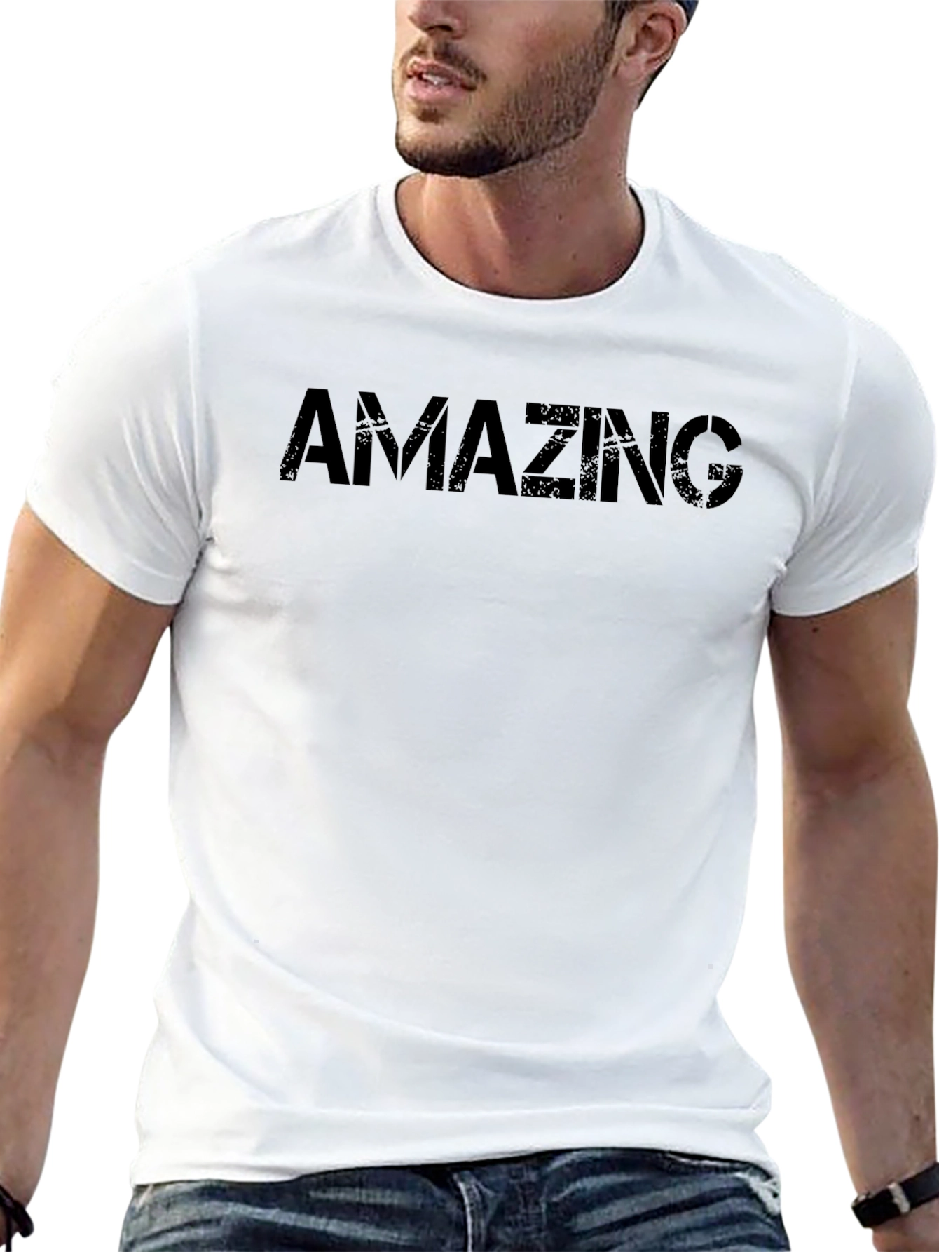 Amazing Graphic Tee - Mens Black T-Shirt