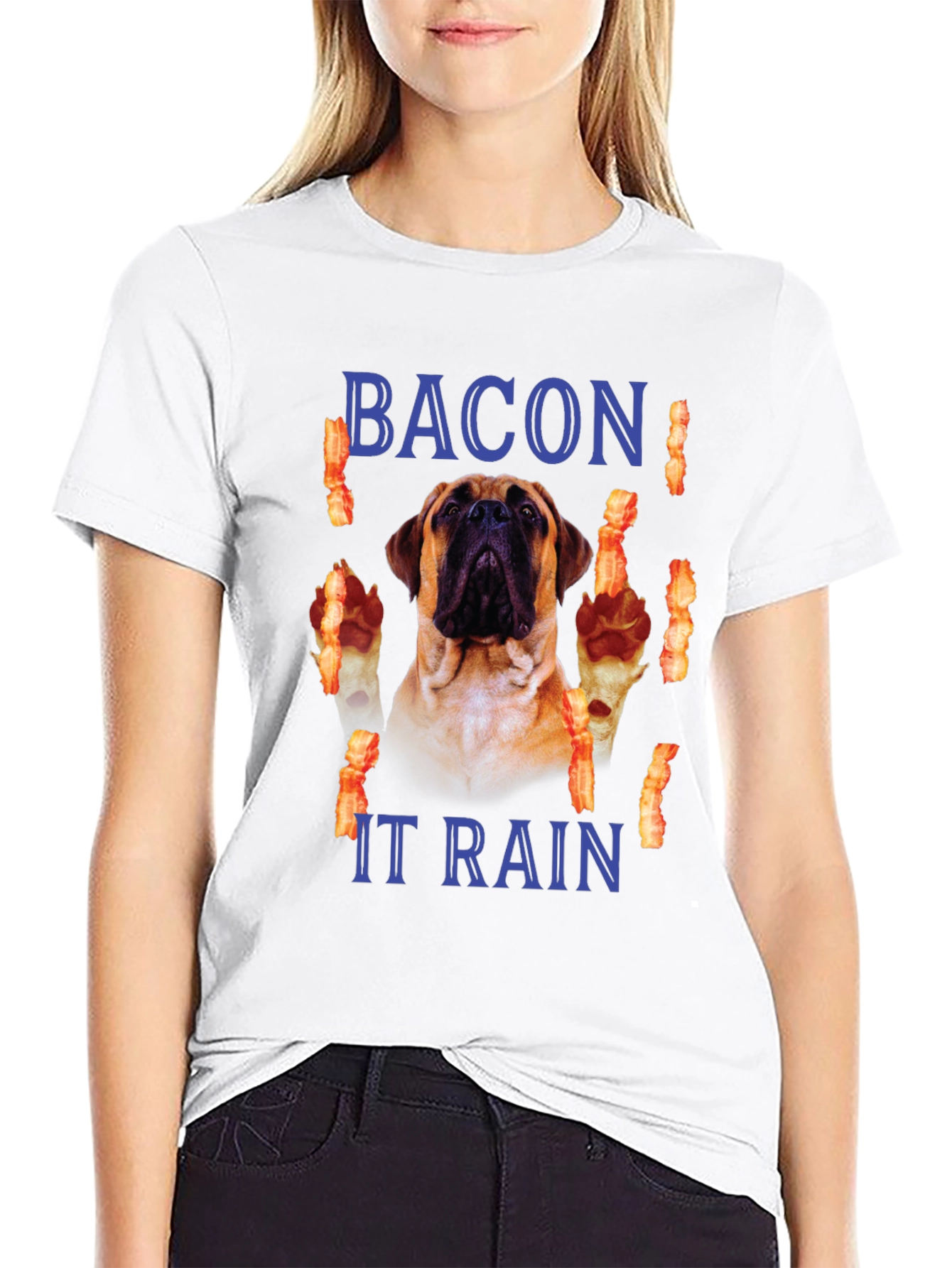 Bacon It Rain Dog T-Shirt