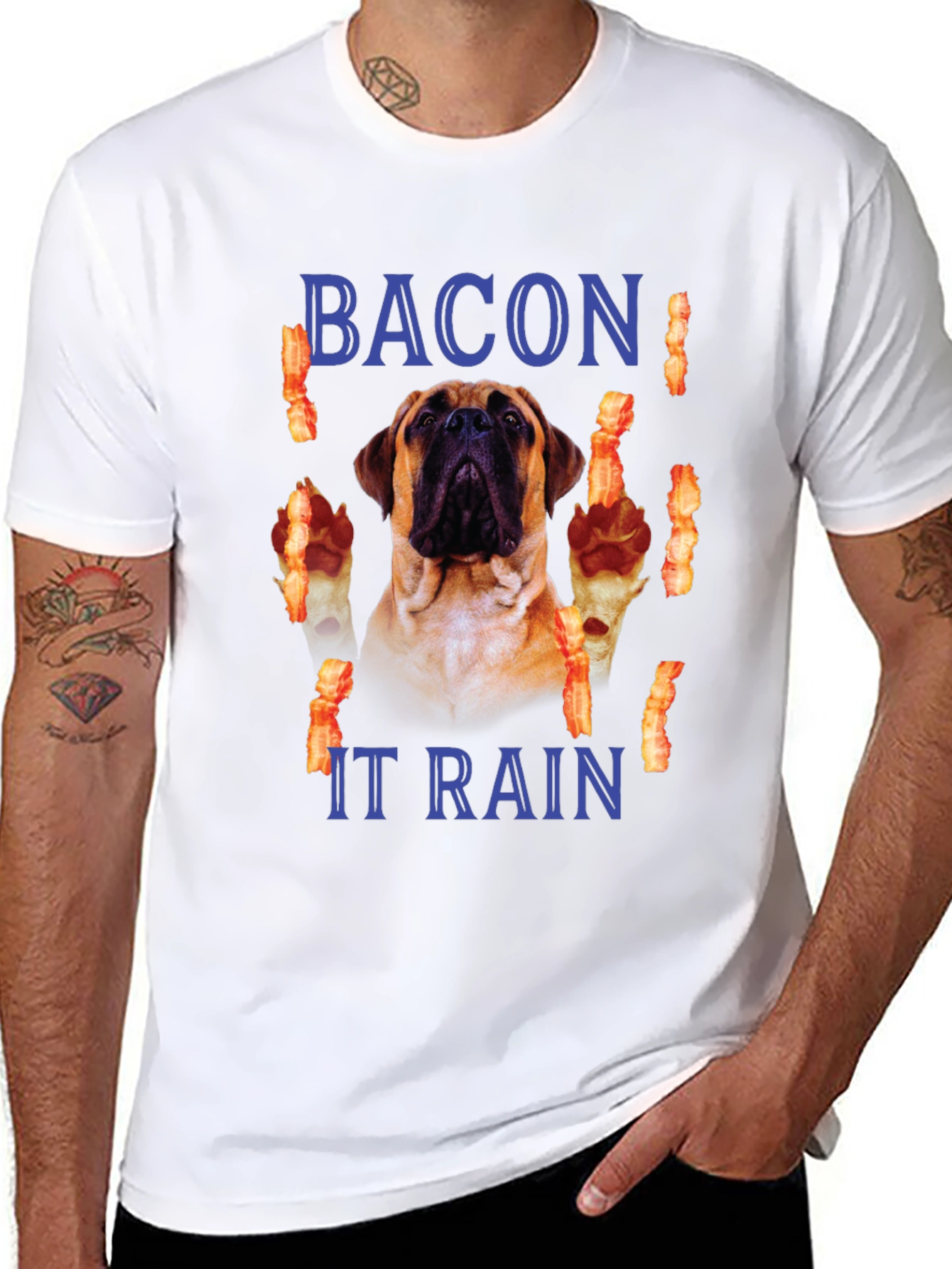 Bacon It Rain Dog T-Shirt