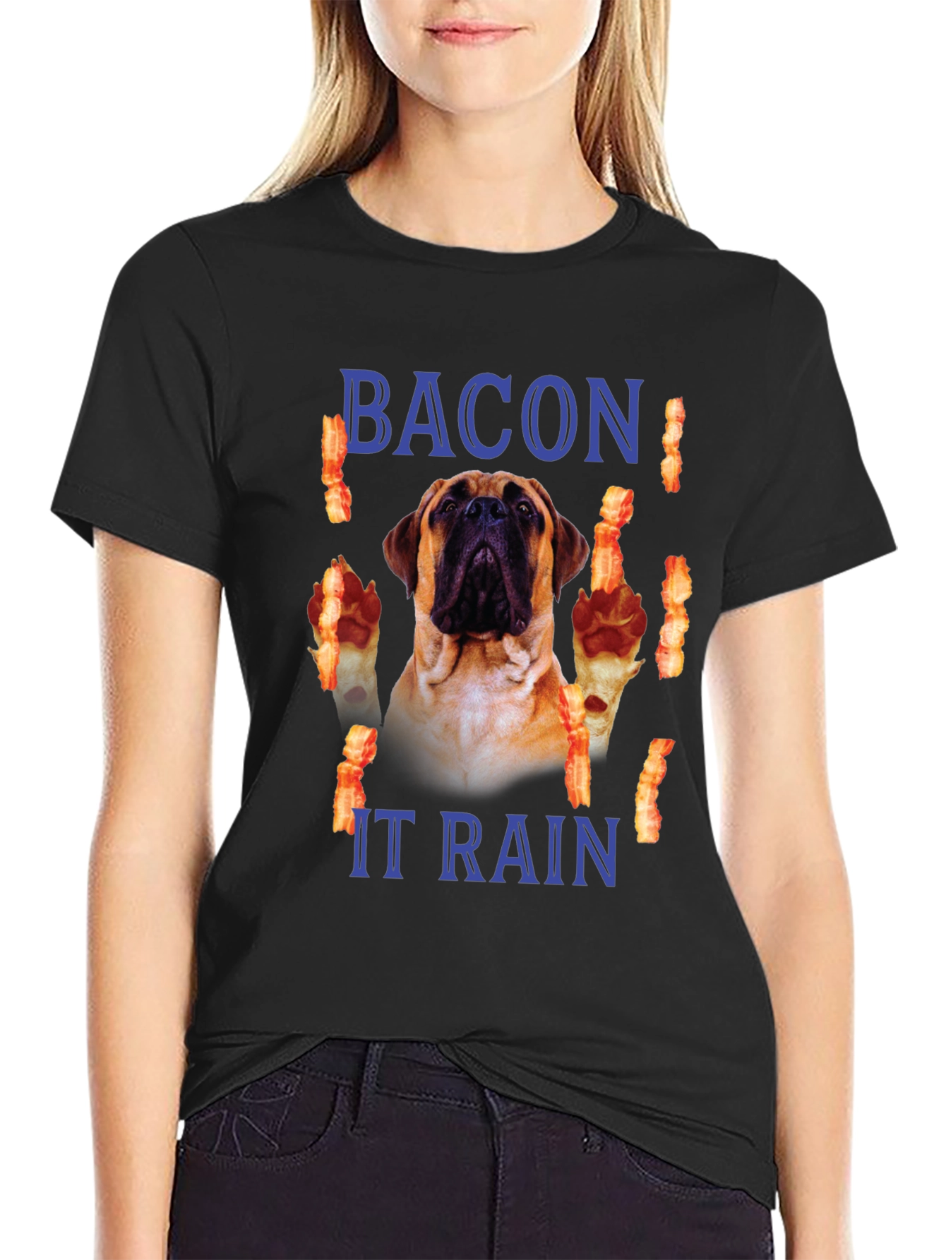 Bacon It Rain Dog T-Shirt