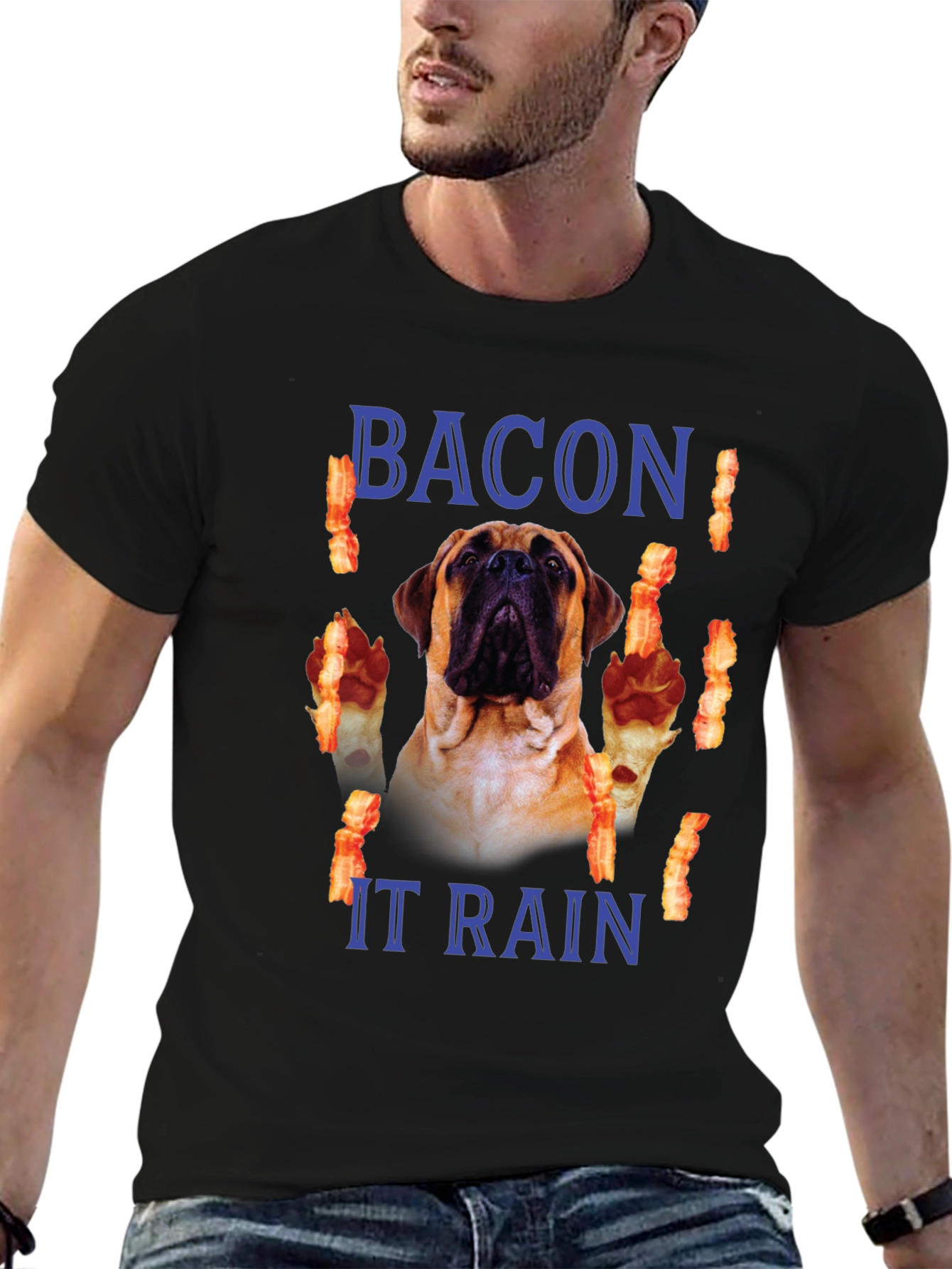 Bacon It Rain Dog T-Shirt