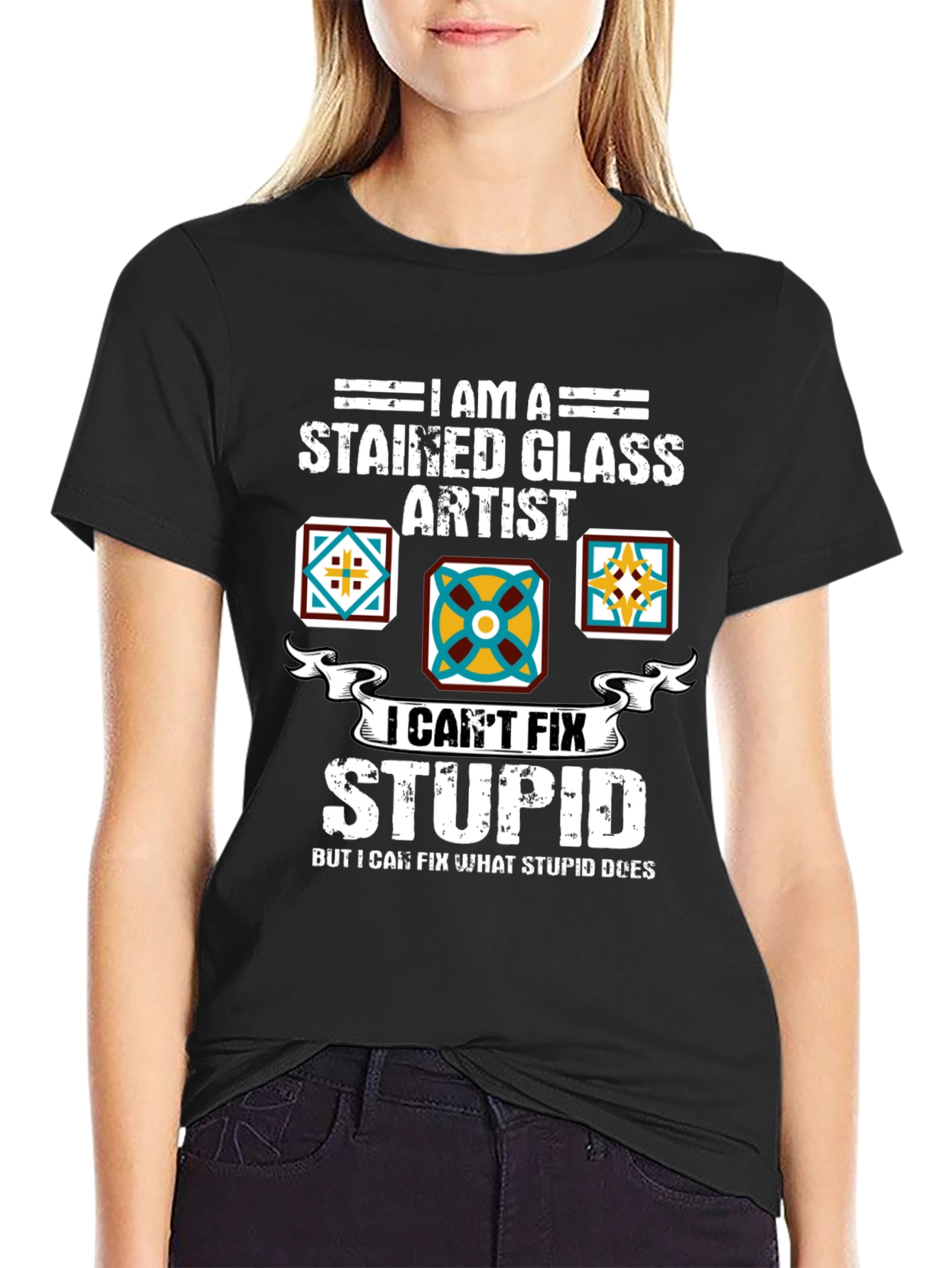Stained Glass Artist Funny T-Shirt