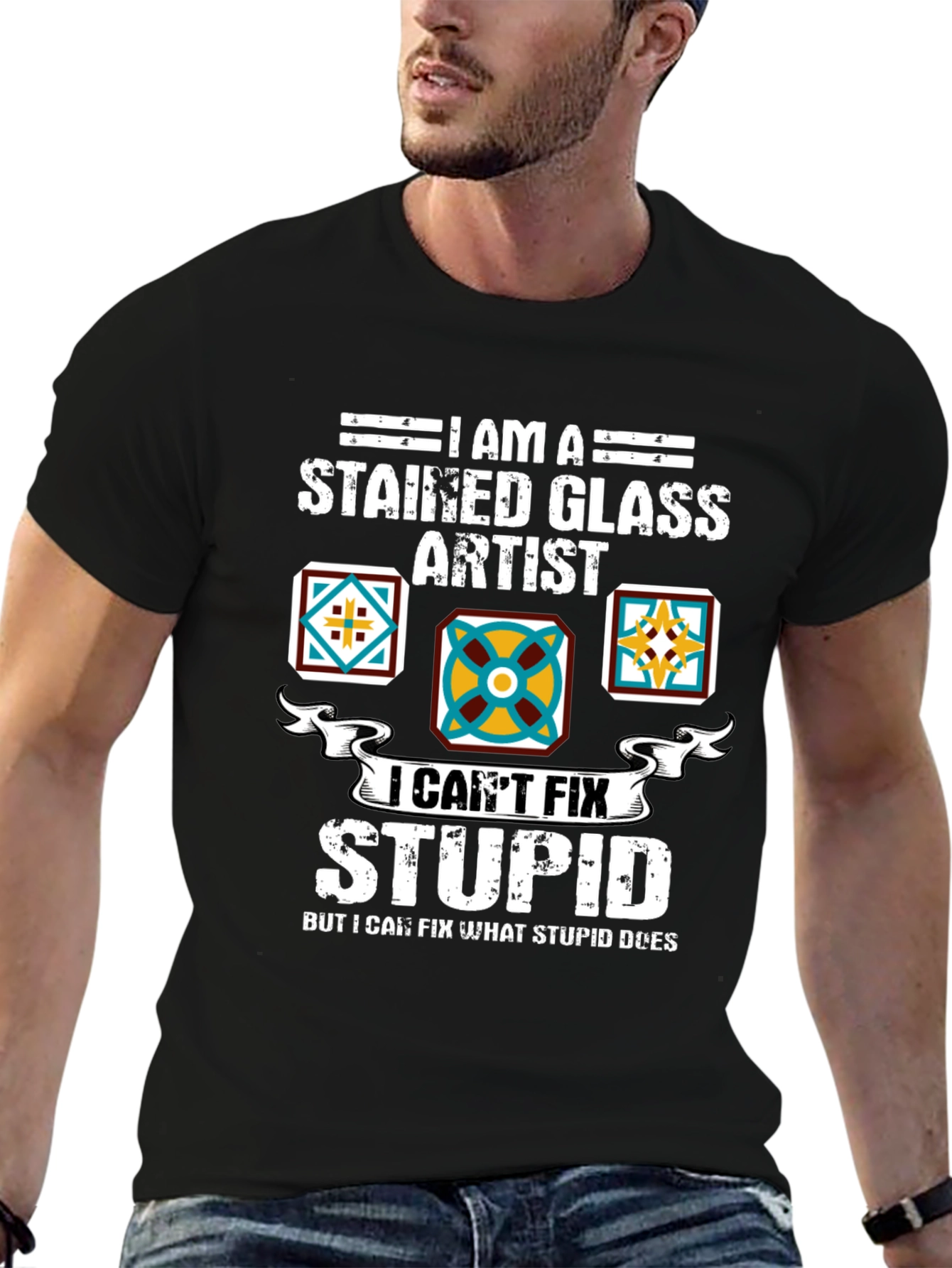 Stained Glass Artist Funny T-Shirt