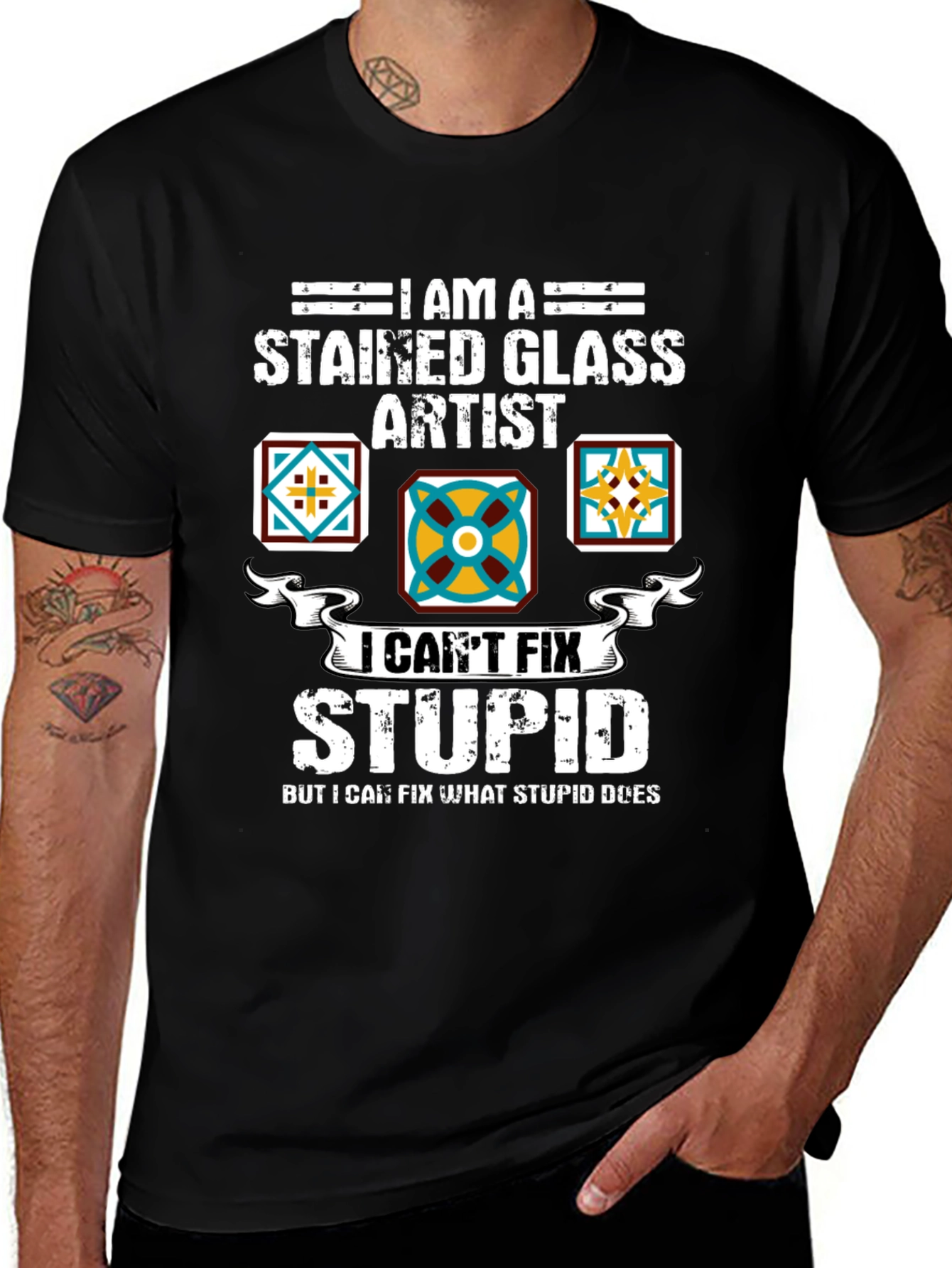 Stained Glass Artist Funny T-Shirt