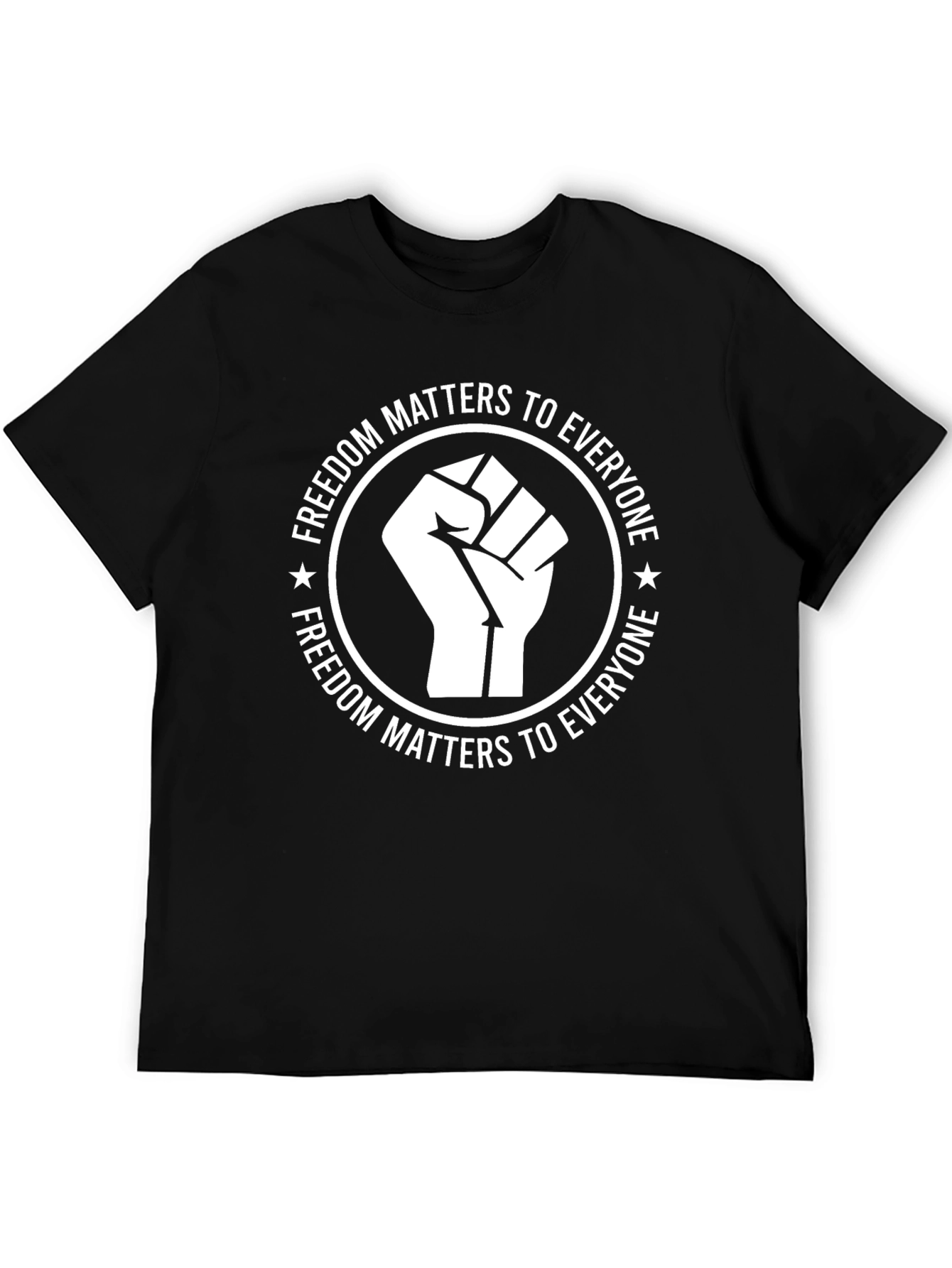 Freedom Matters Black Graphic Tee