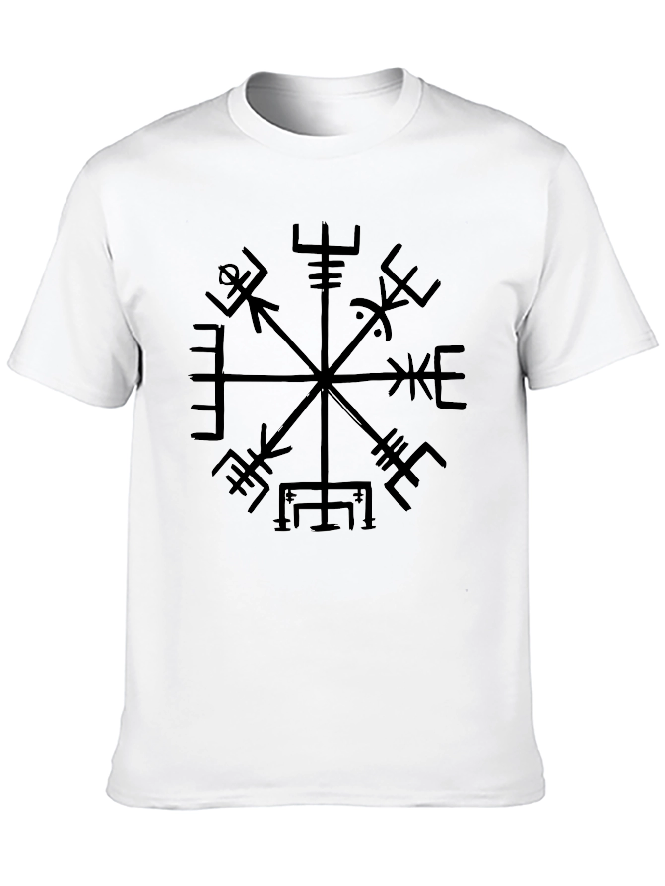 Vegvisir Compass Black T-Shirt