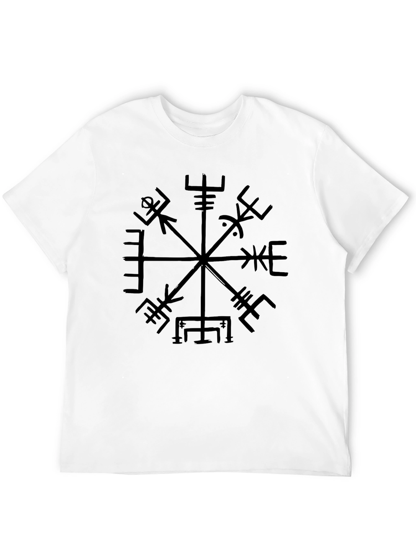 Vegvisir Compass Black T-Shirt