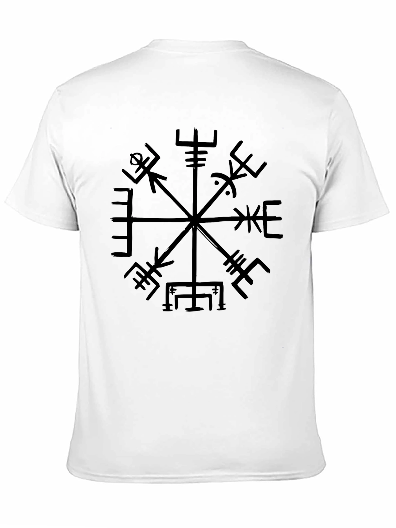 Vegvisir Compass Black T-Shirt