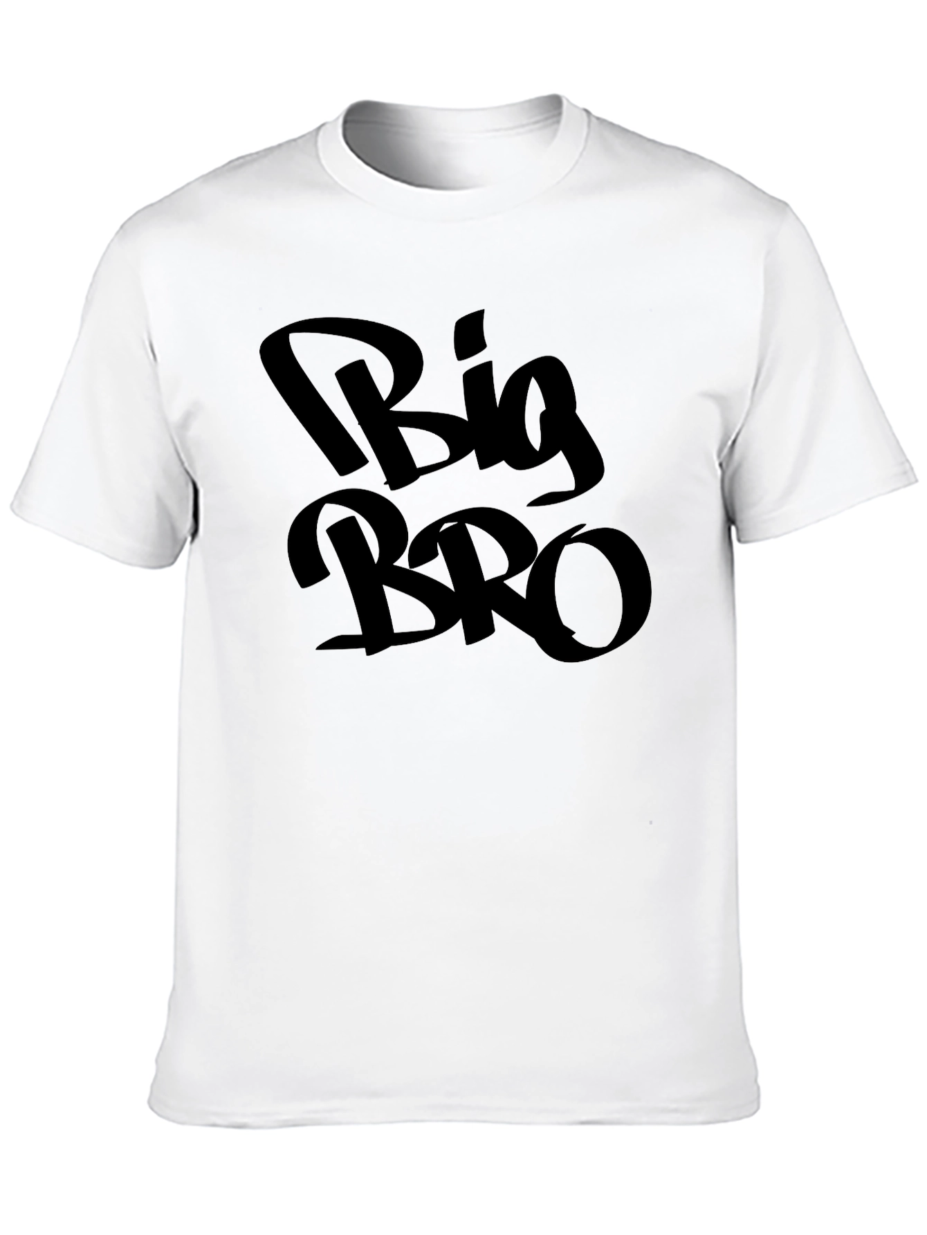 Big Bro Black Graphic Tee - Mens Casual T-Shirt
