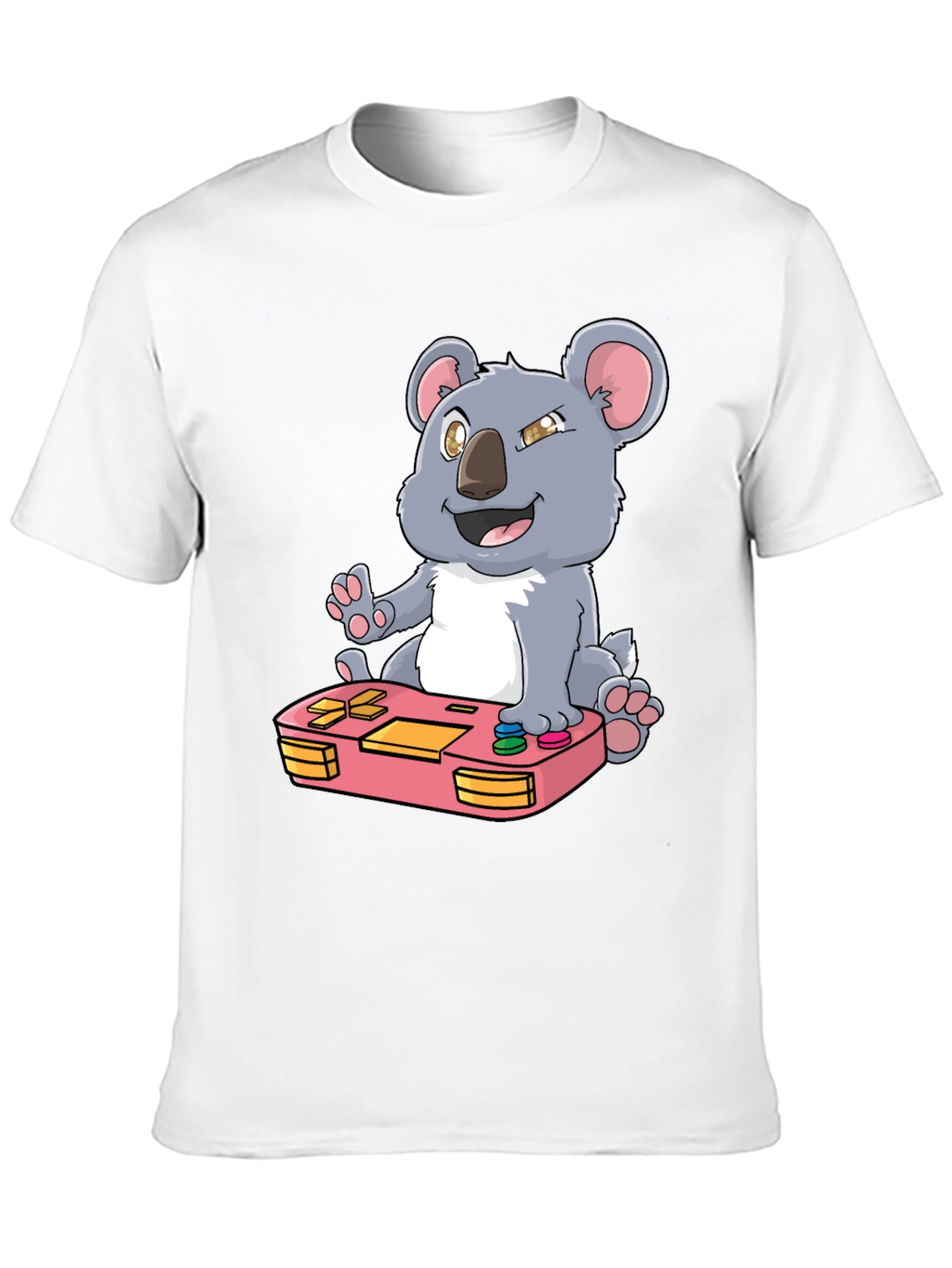 Koala Gamer T-Shirt - Cute Console Design