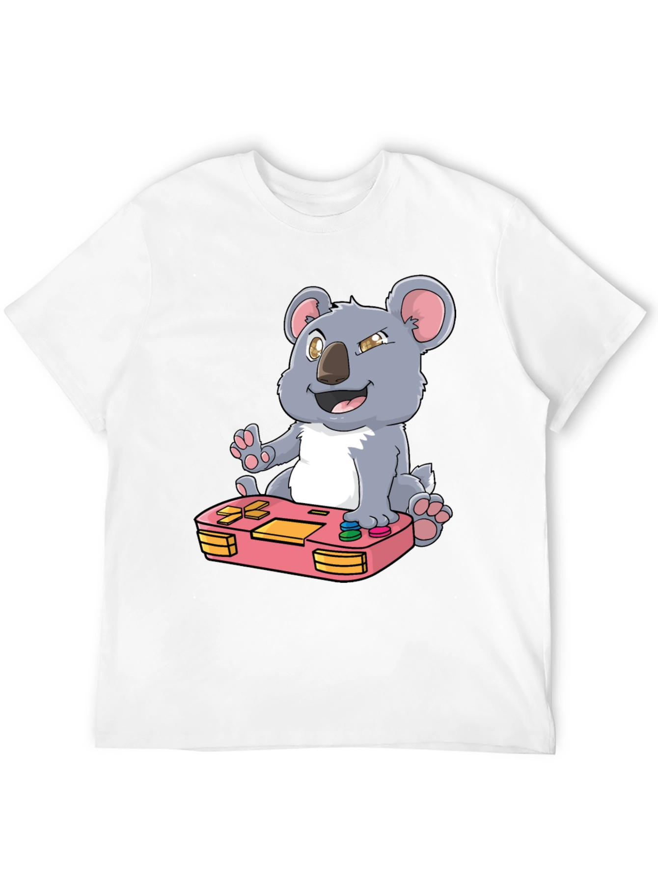 Koala Gamer T-Shirt - Cute Console Design