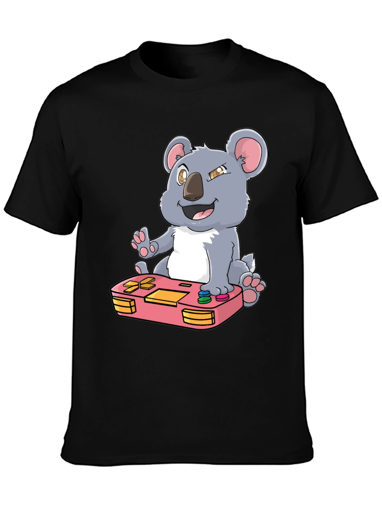 Koala Gamer T-Shirt - Cute Console Design