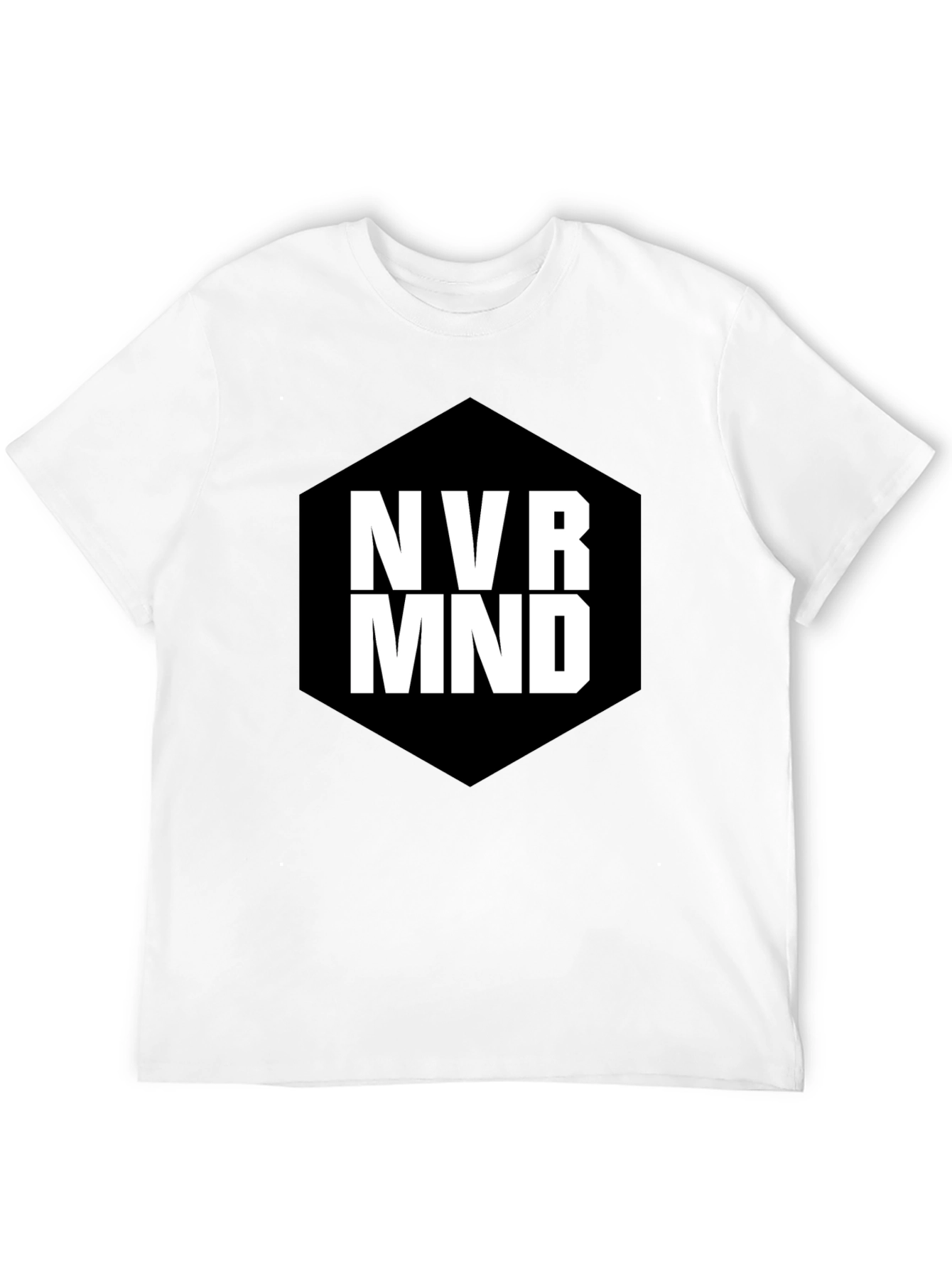 NVR MND Black Graphic T-Shirt - Modern Tee