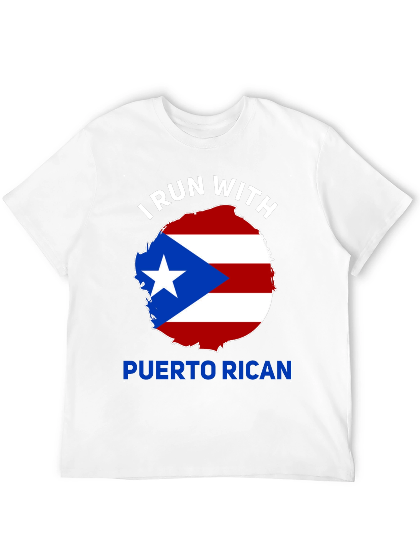 I Run With Puerto Rican Pride T-Shirt
