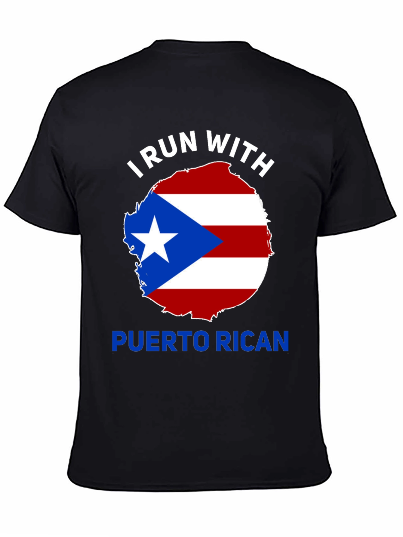 I Run With Puerto Rican Pride T-Shirt