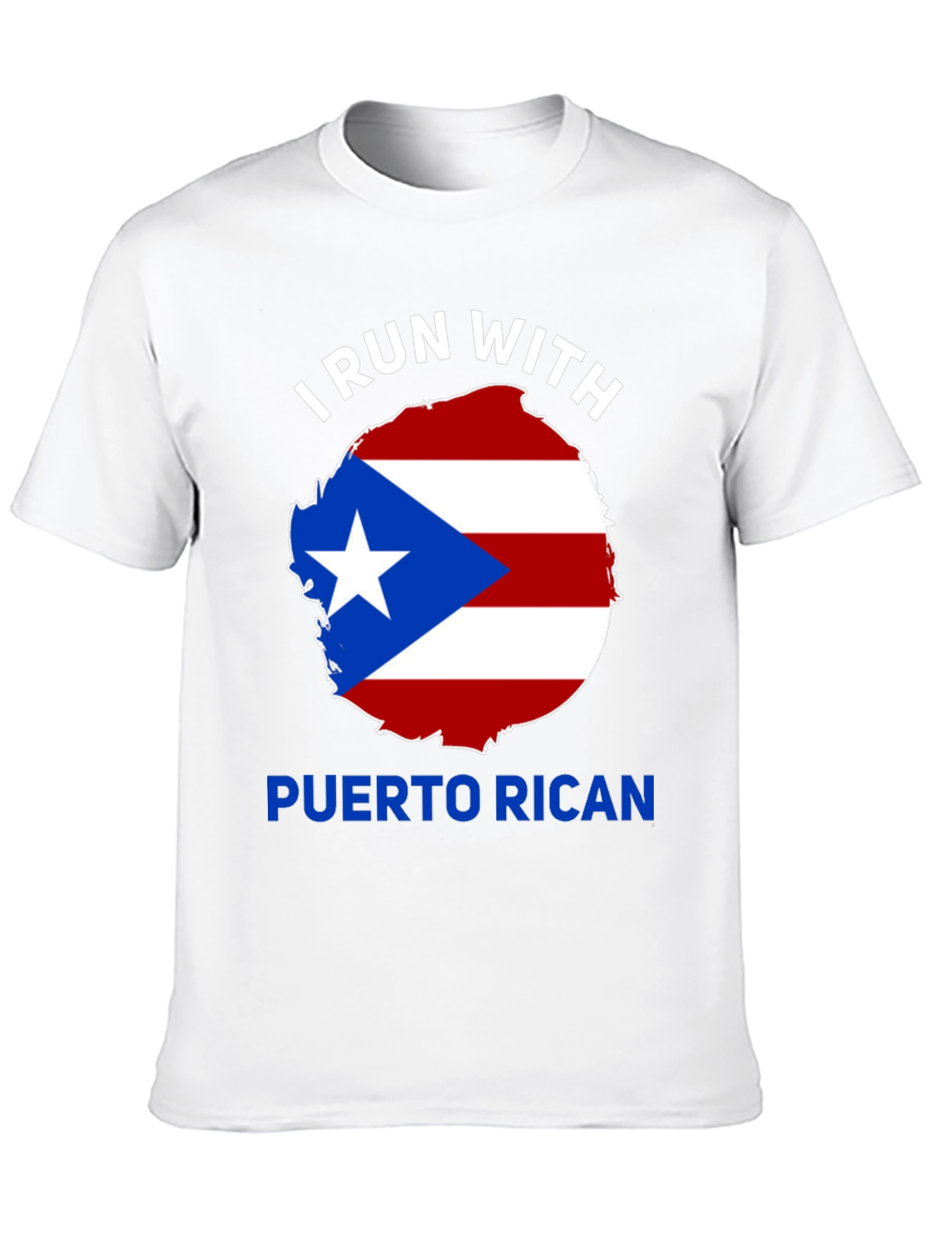 I Run With Puerto Rican Pride T-Shirt