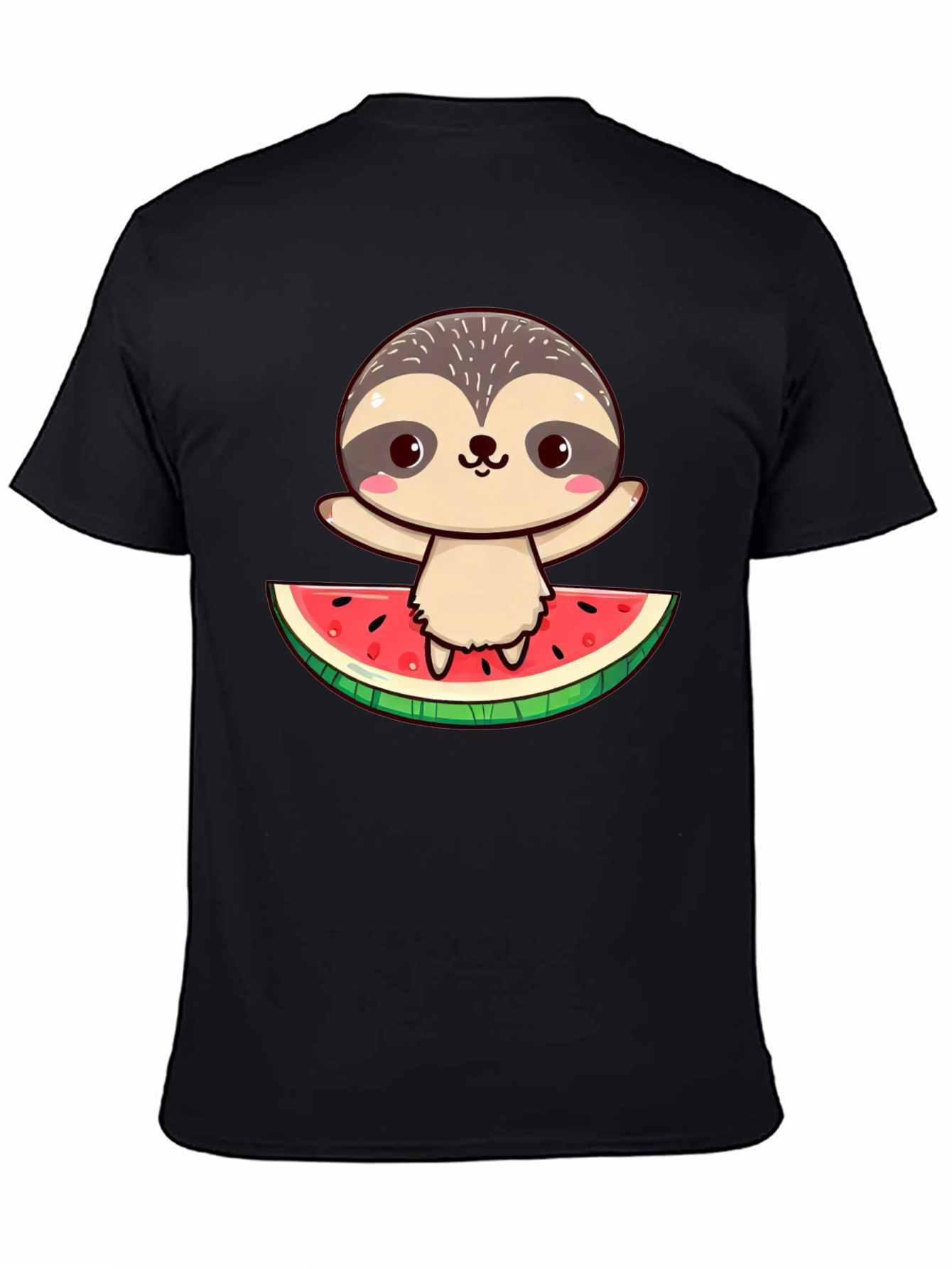 Cute Sloth Watermelon T-Shirt