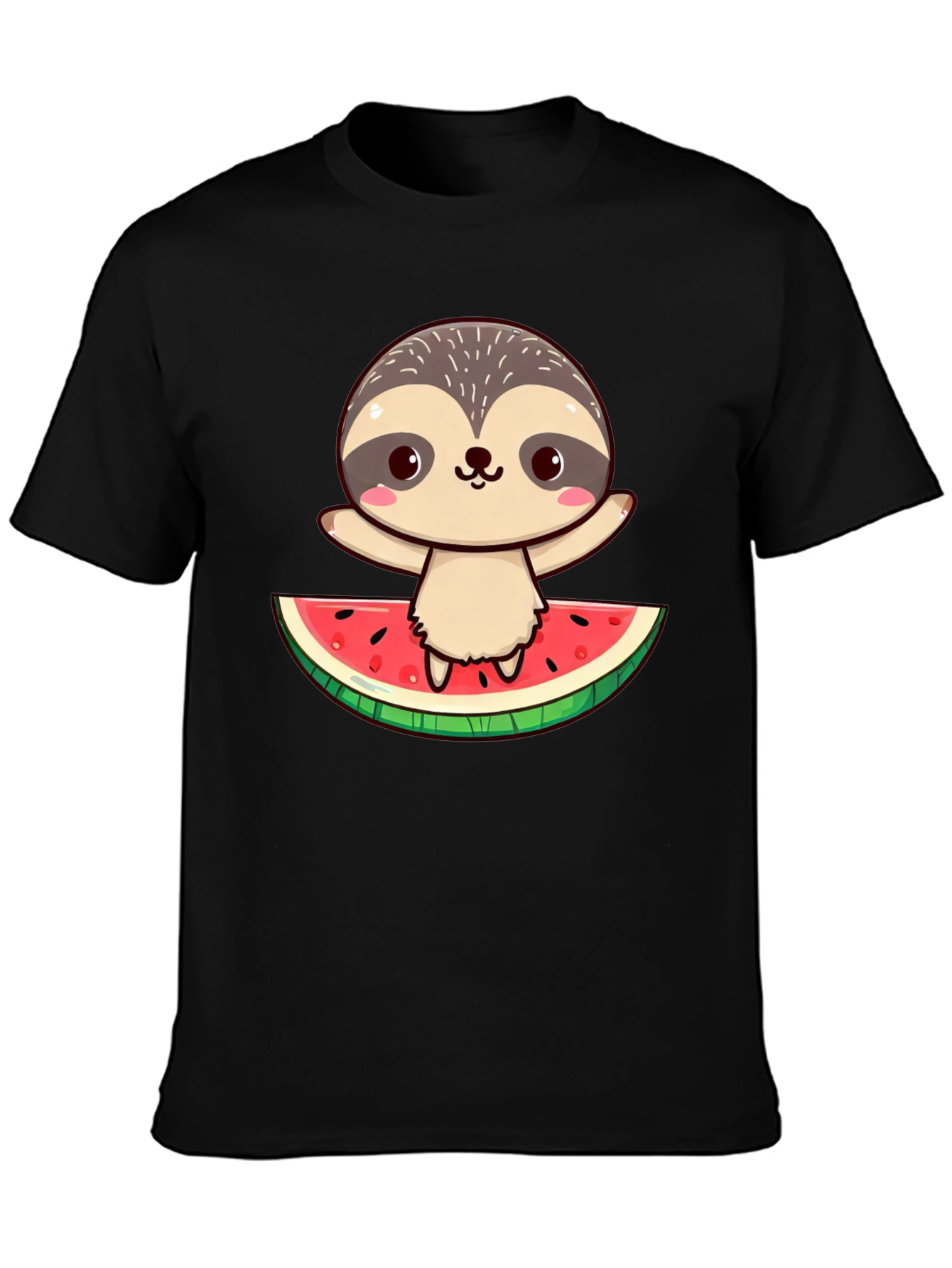 Cute Sloth Watermelon T-Shirt