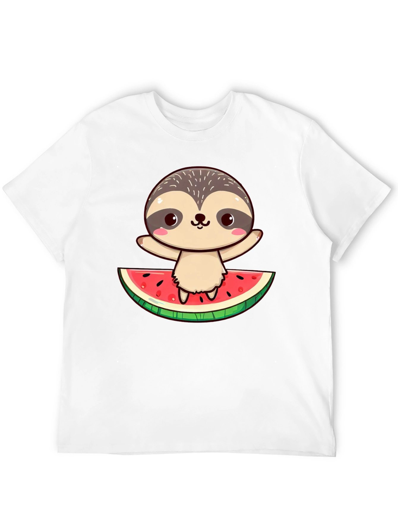 Cute Sloth Watermelon T-Shirt