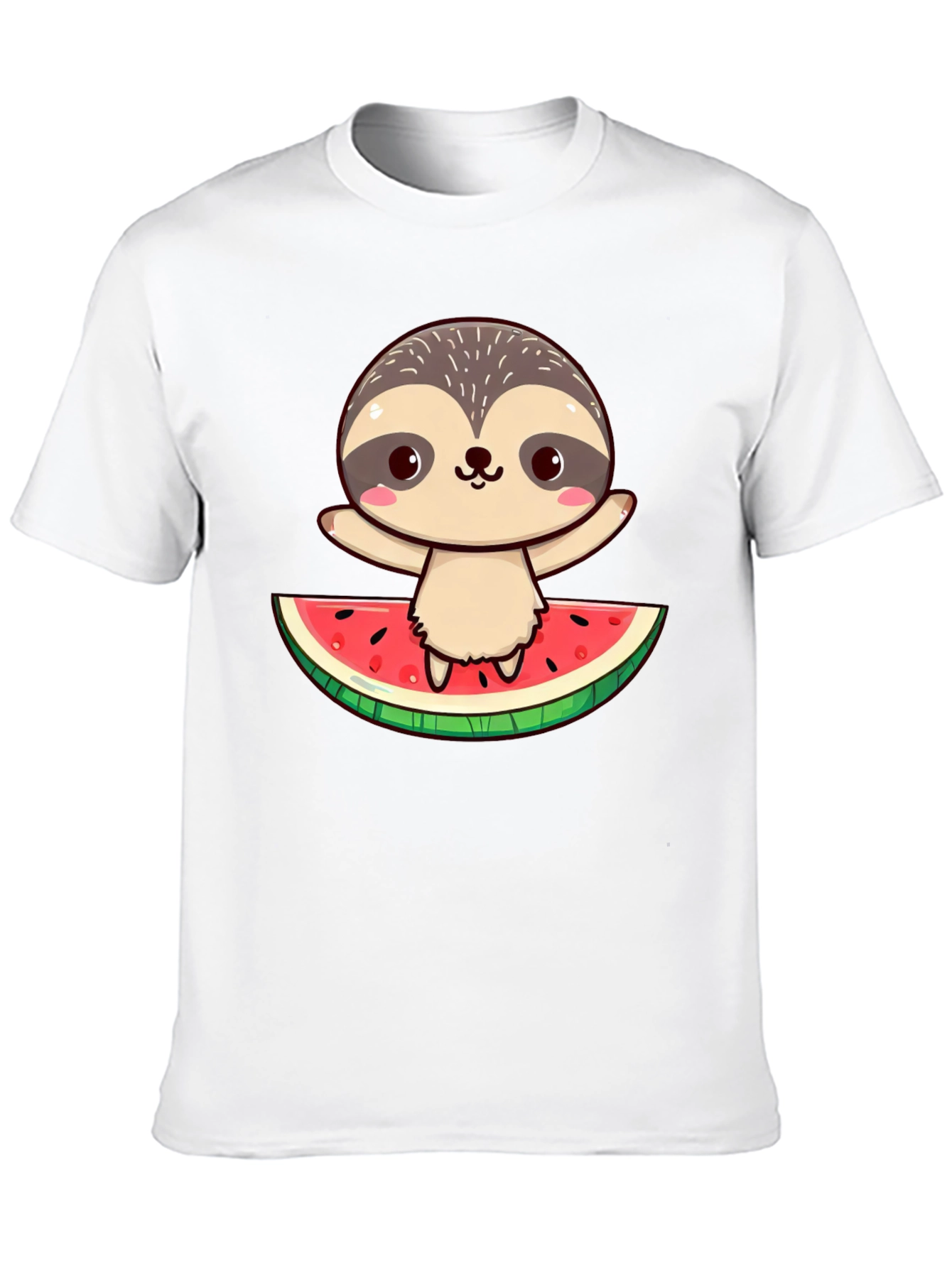 Cute Sloth Watermelon T-Shirt