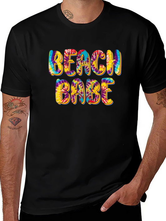 Beach Babe Tie-Dye Graphic T-Shirt