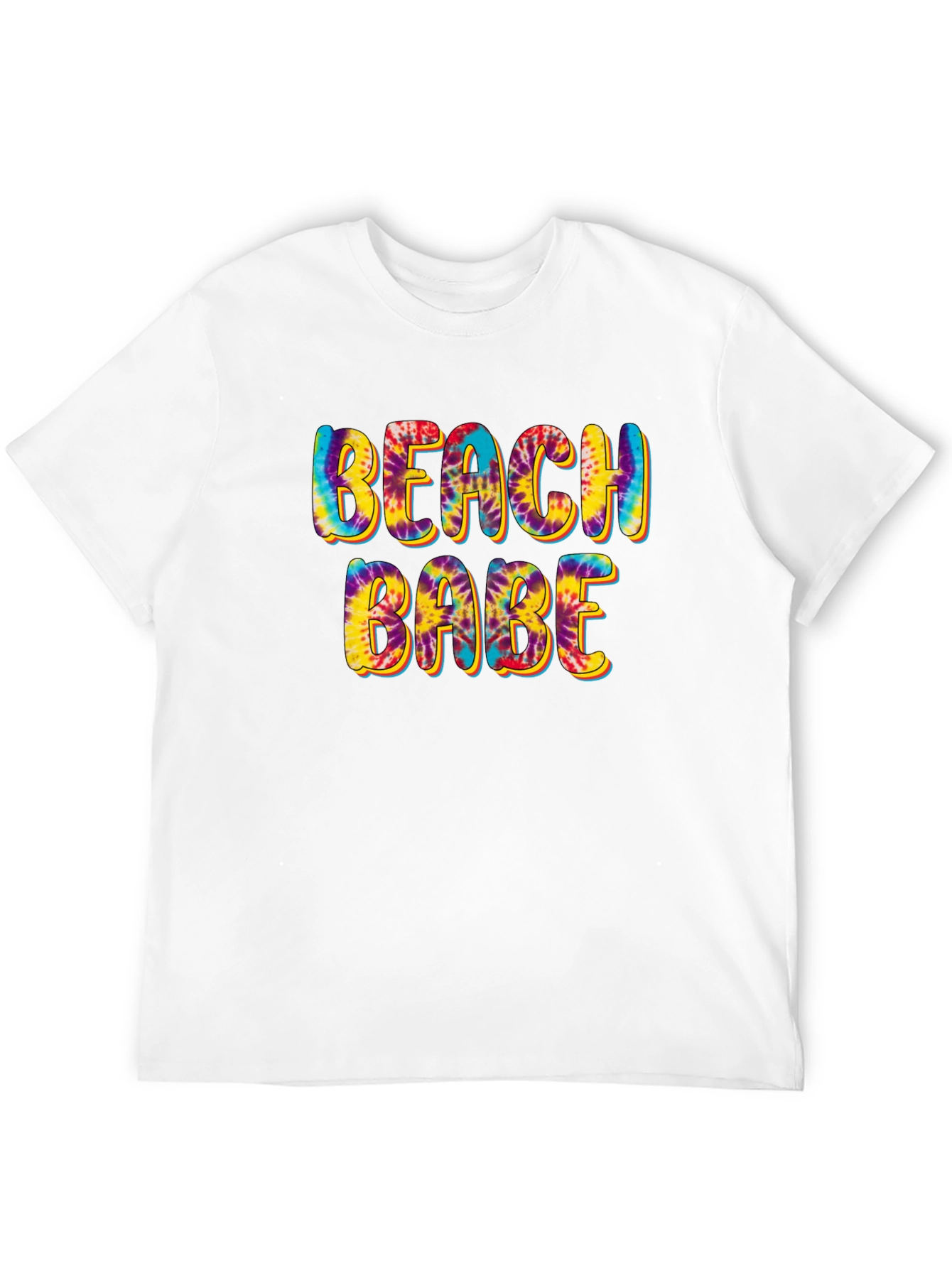 Beach Babe Tie-Dye Graphic T-Shirt