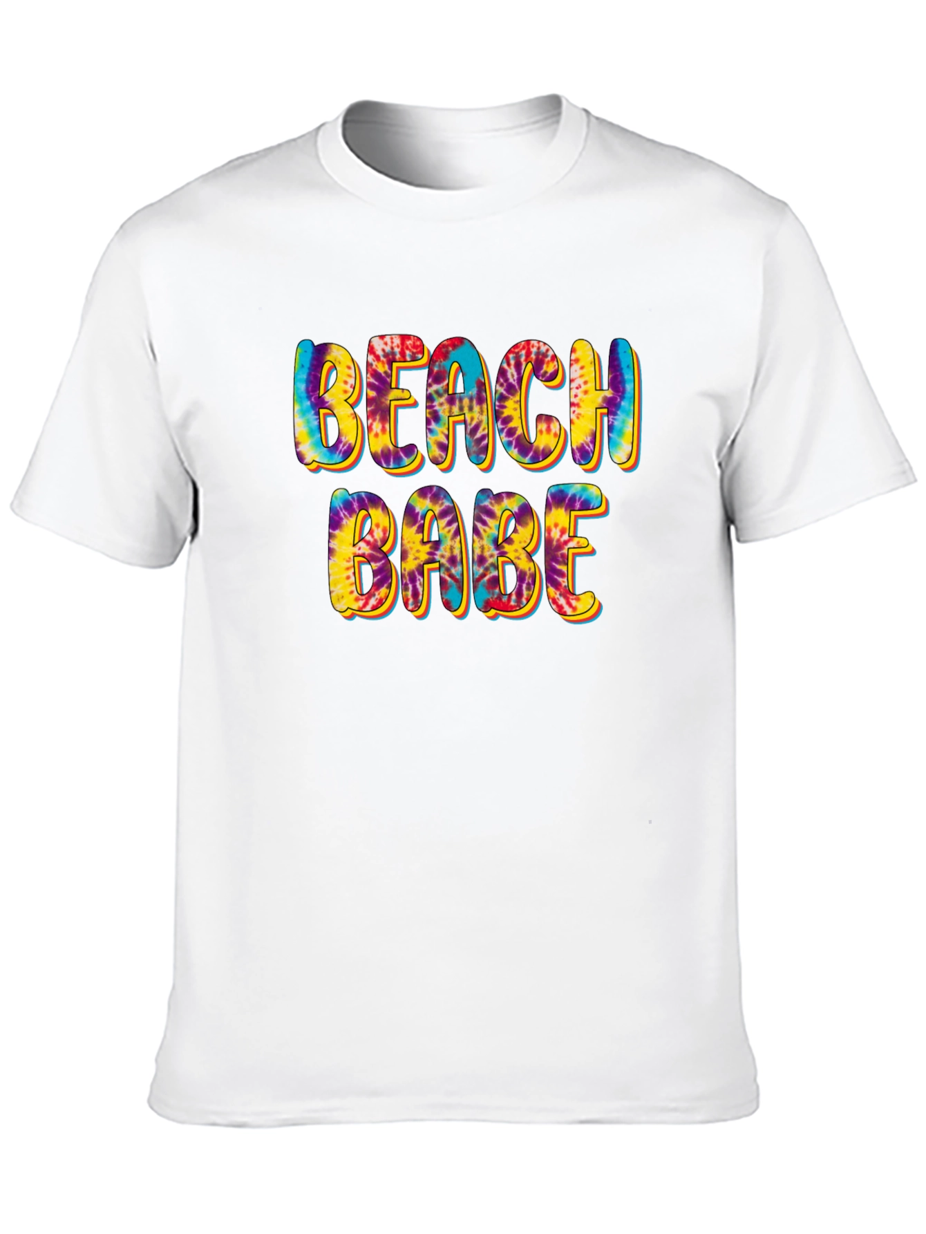 Beach Babe Tie-Dye Graphic T-Shirt