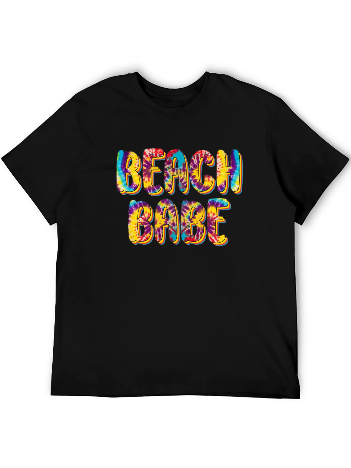 Beach Babe Tie-Dye Graphic T-Shirt