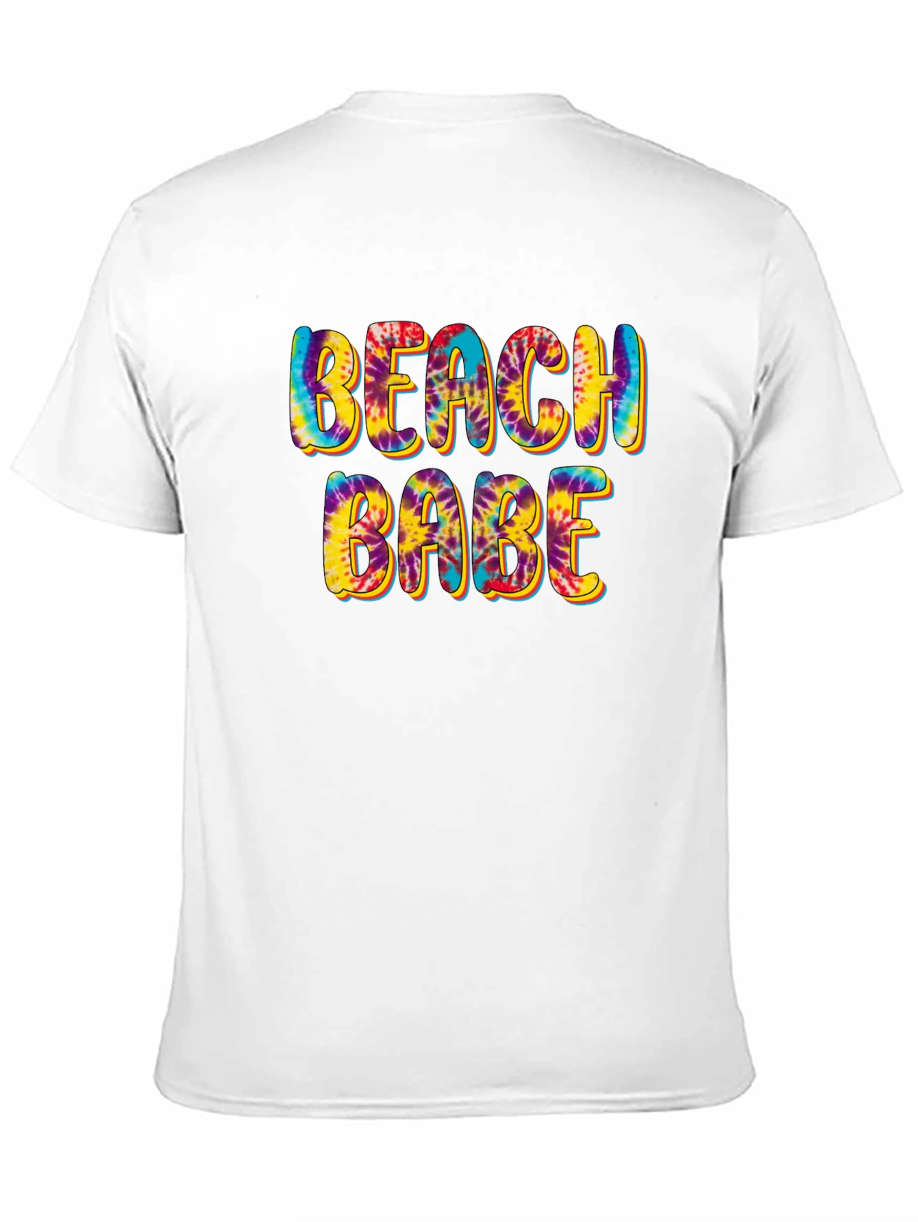 Beach Babe Tie-Dye Graphic T-Shirt