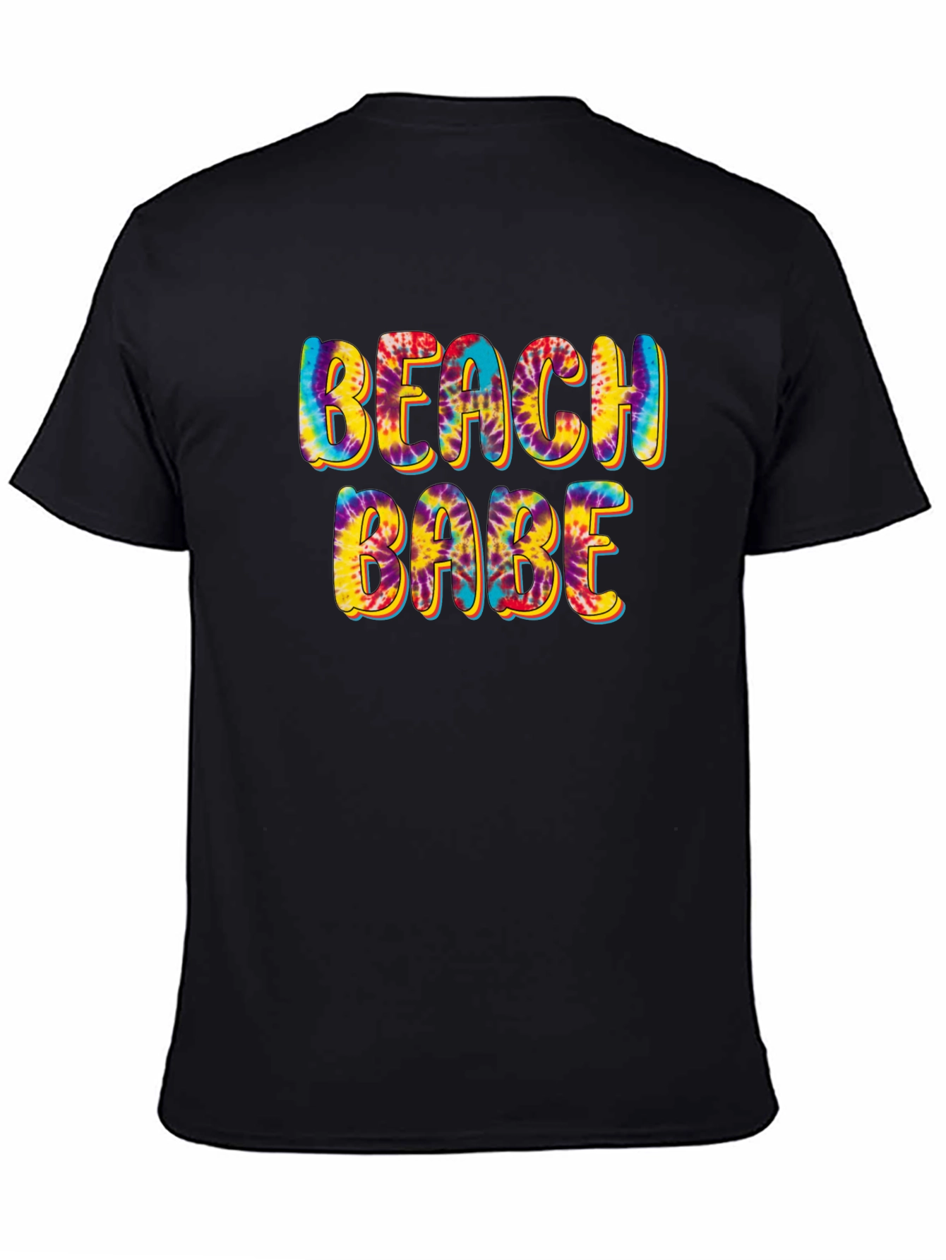 Beach Babe Tie-Dye Graphic T-Shirt