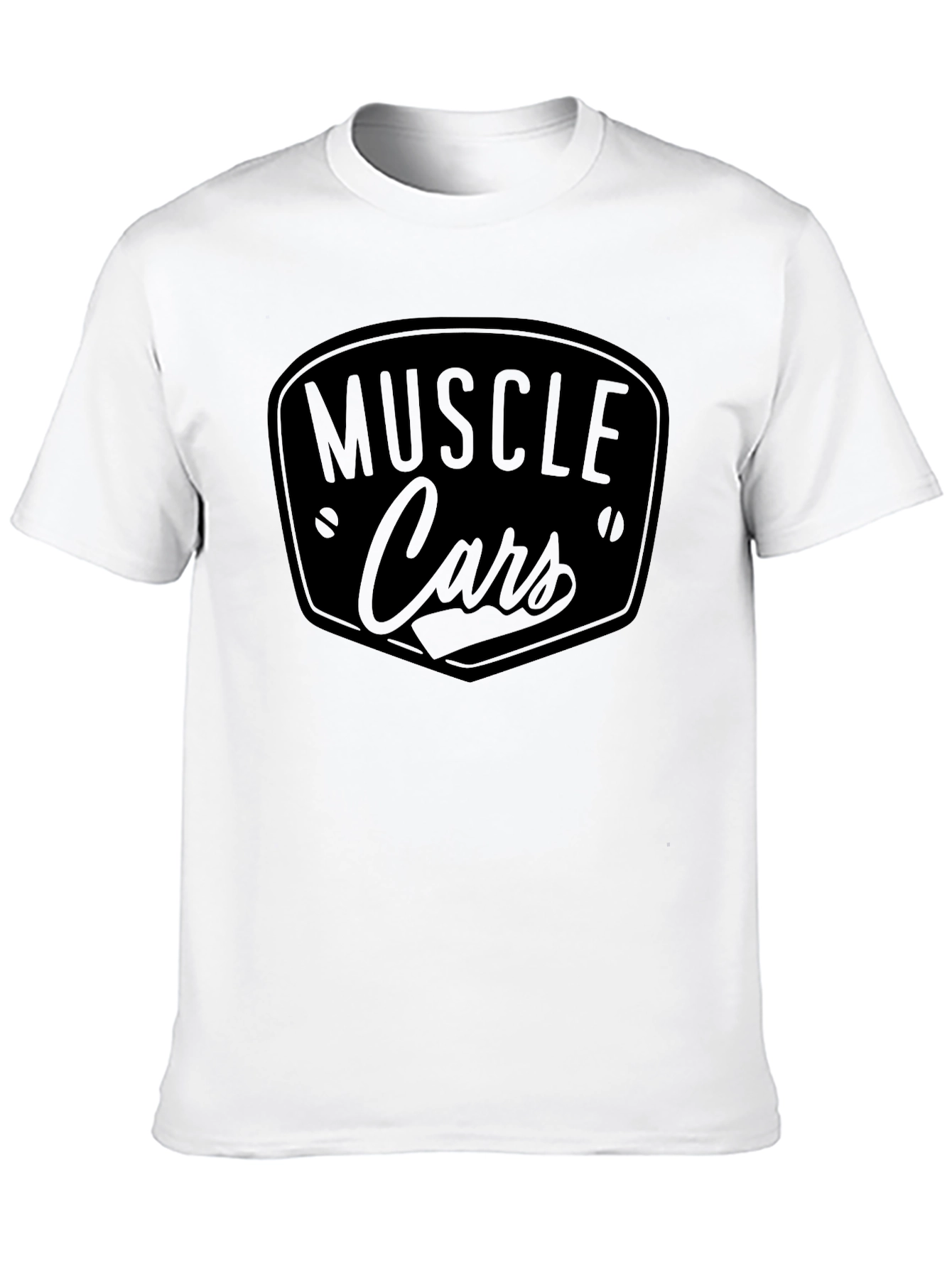 Muscle Cars Graphic Tee - Mens Black T-Shirt