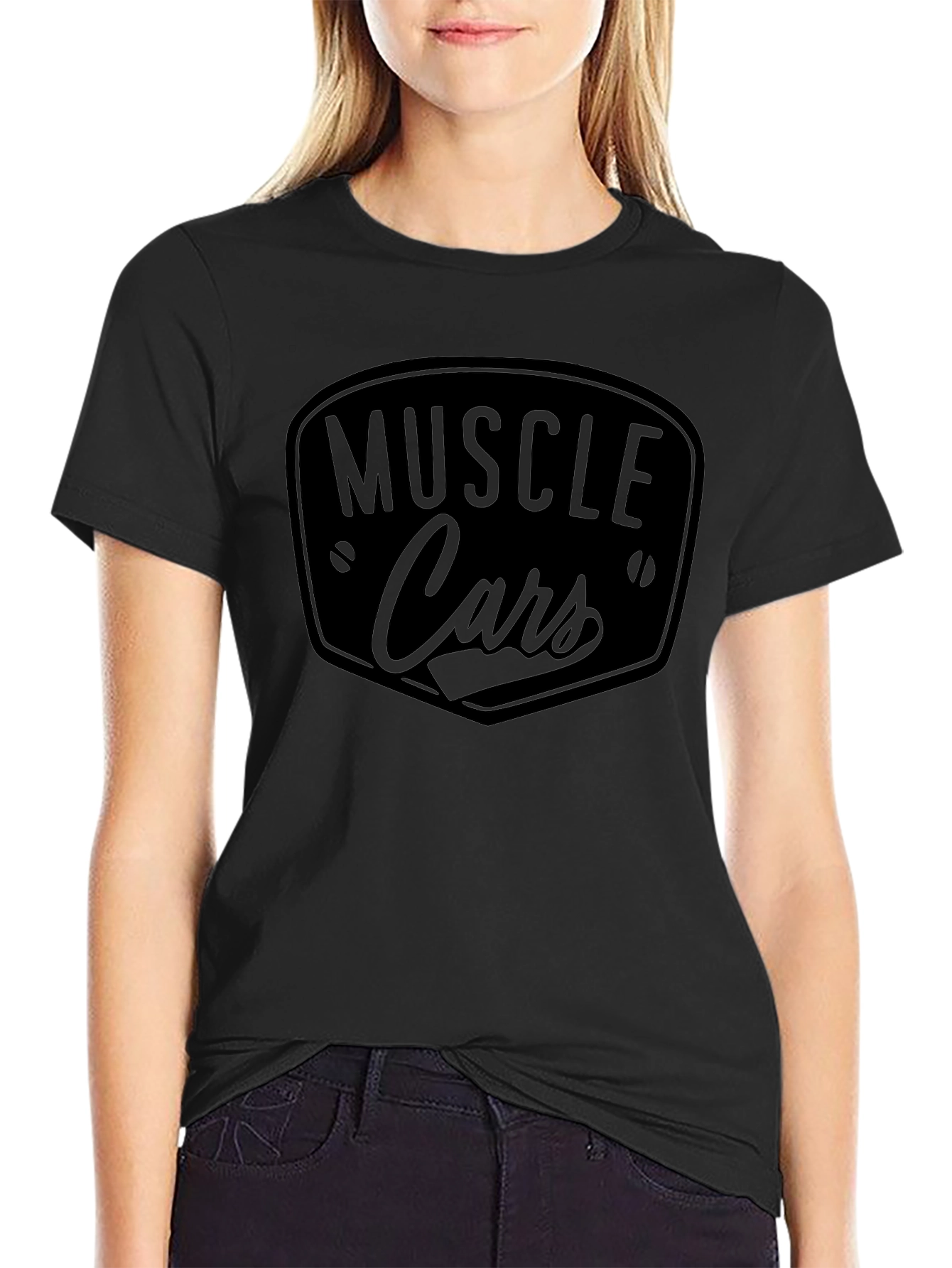 Muscle Cars Graphic Tee - Mens Black T-Shirt