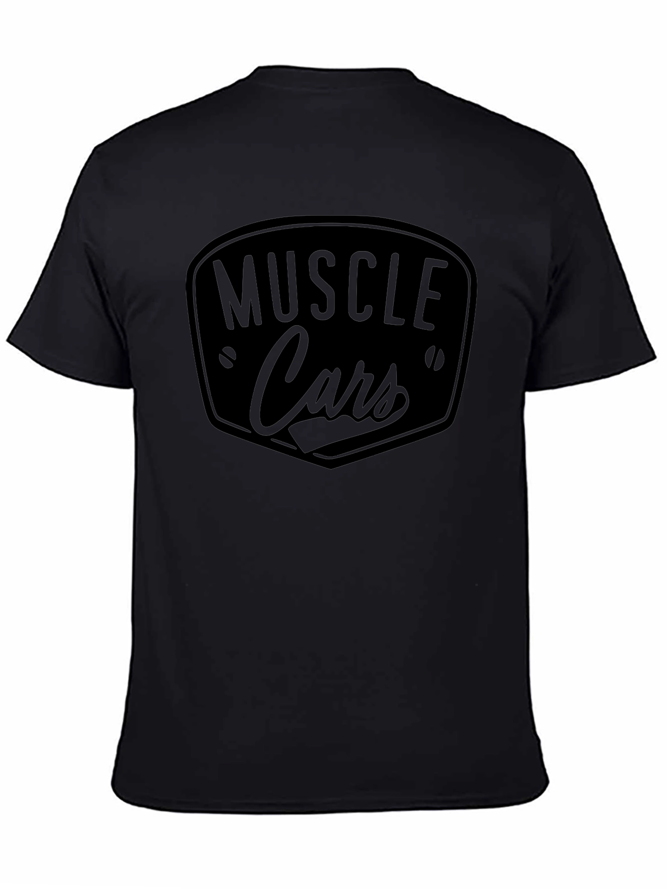 Muscle Cars Graphic Tee - Mens Black T-Shirt