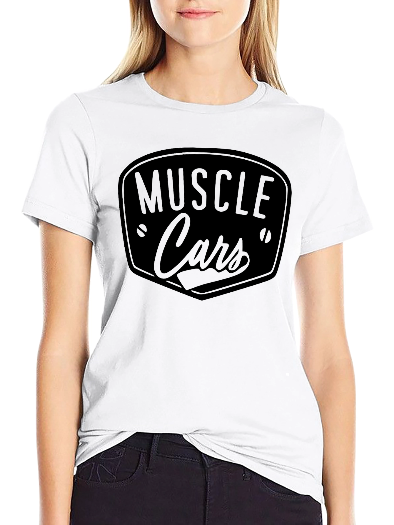Muscle Cars Graphic Tee - Mens Black T-Shirt